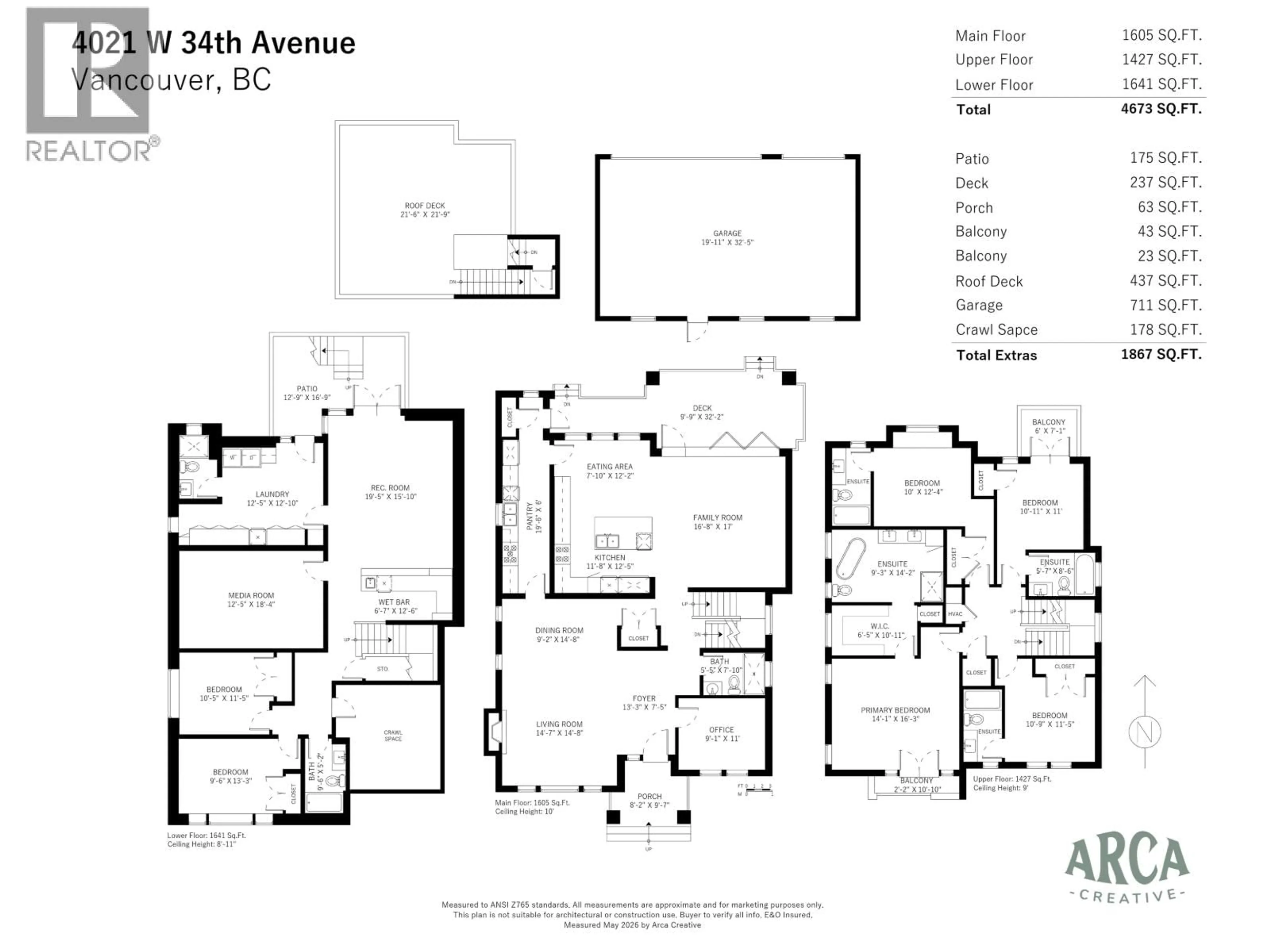Floor plan for 4021 34TH AVENUE, Vancouver British Columbia V6N2L6