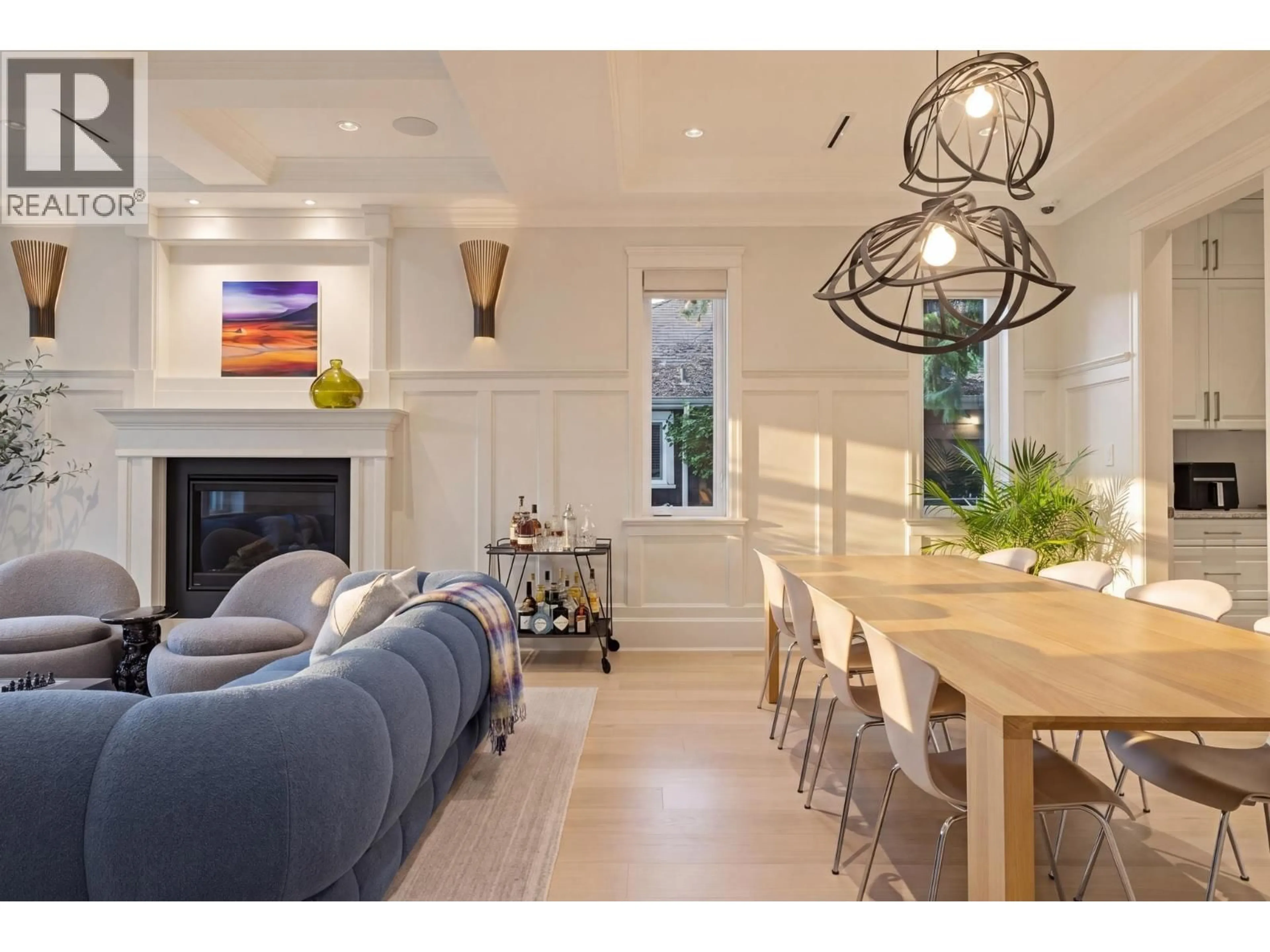 Open concept kitchen, wood/laminate floor for 4021 34TH AVENUE, Vancouver British Columbia V6N2L6