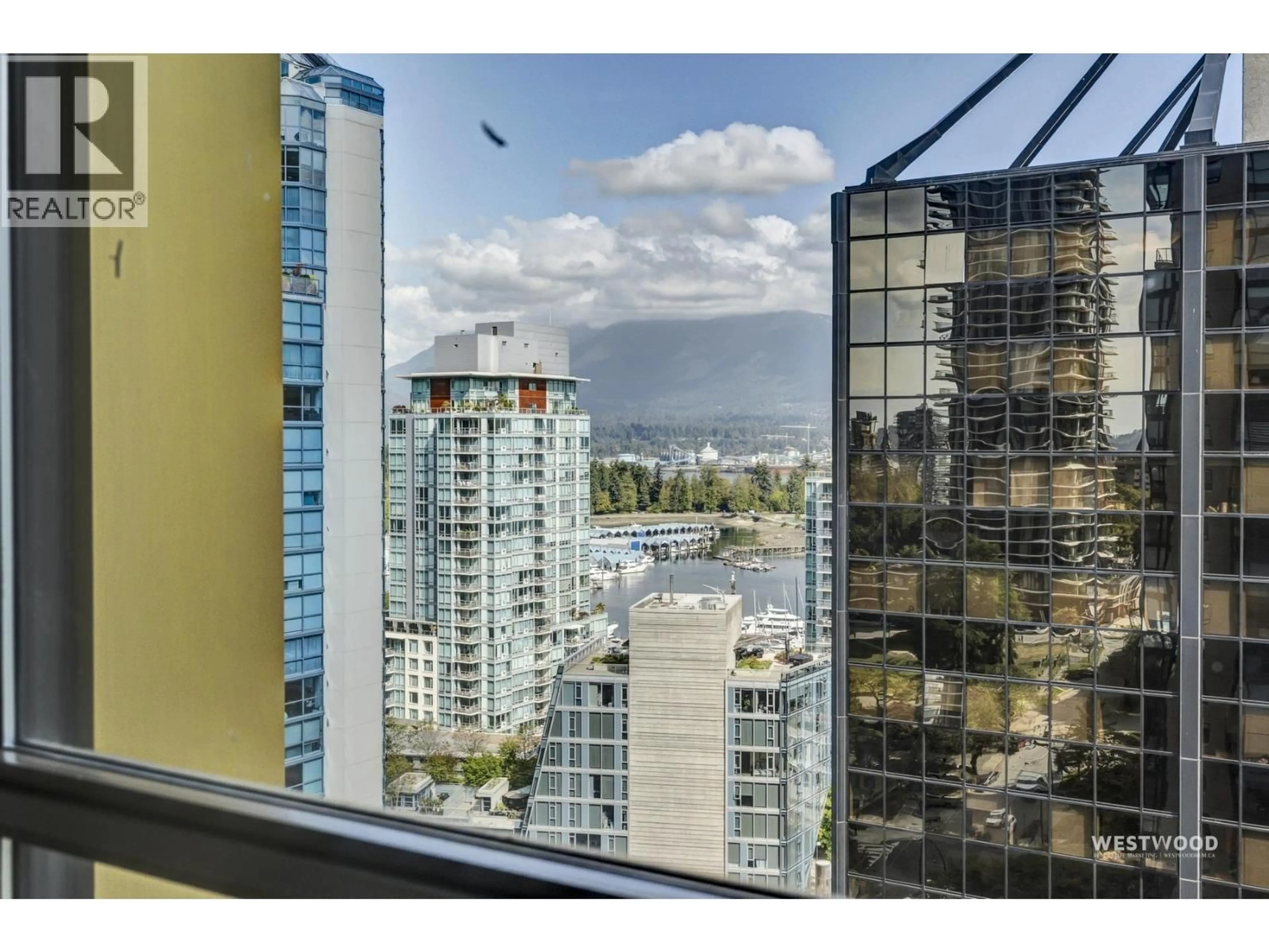 Balcony in the apartment, city buildings view from balcony for 1708 - 1367 ALBERNI STREET, Vancouver British Columbia V6E4R9