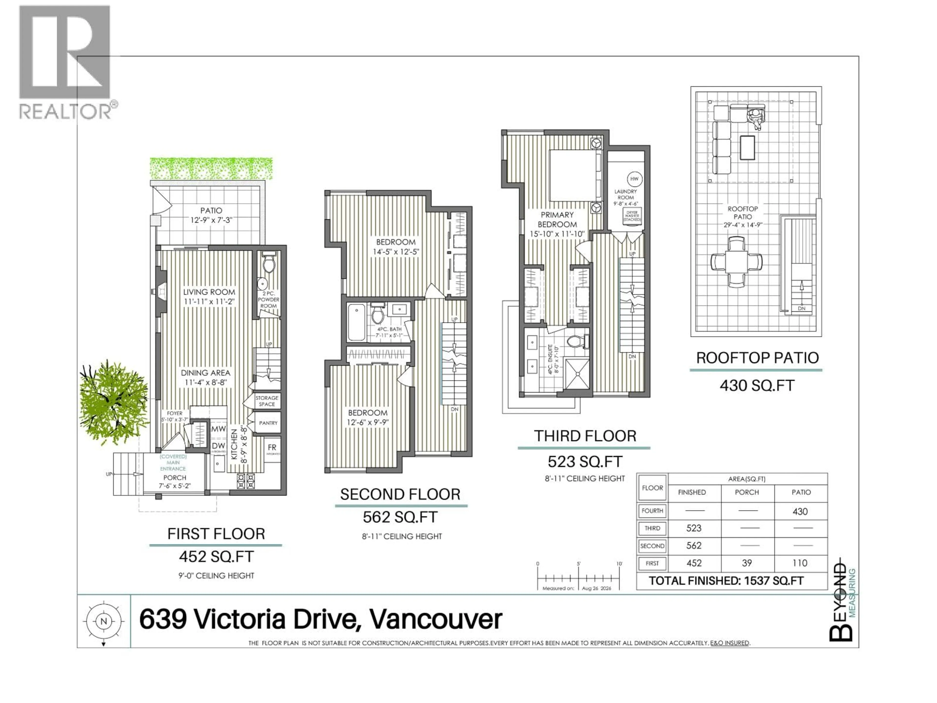 Floor plan for 639 VICTORIA DRIVE, Vancouver British Columbia V5L0C3