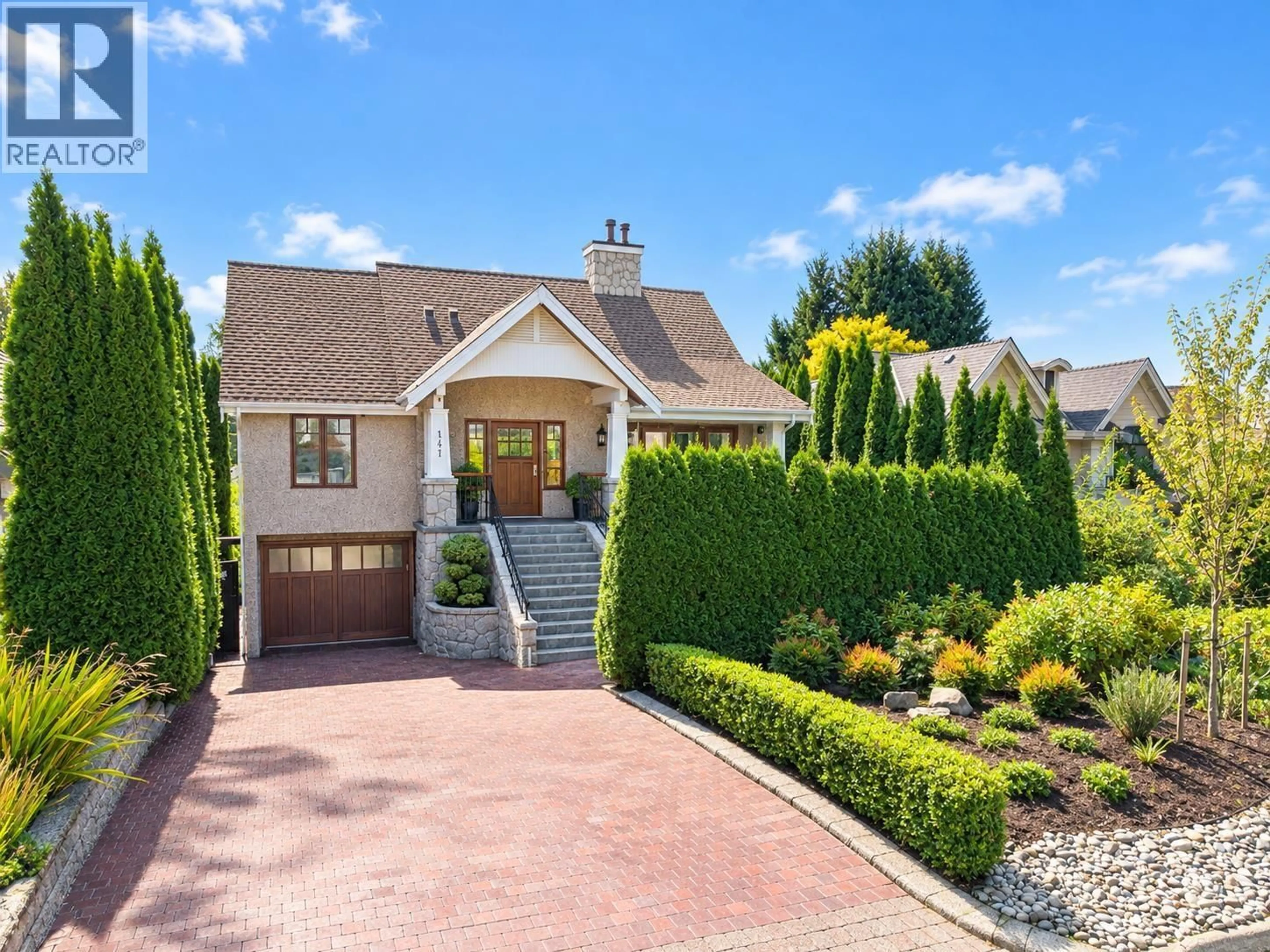Home with brick exterior material, street for 141 WINDSOR ROAD, North Vancouver British Columbia V7N1J9