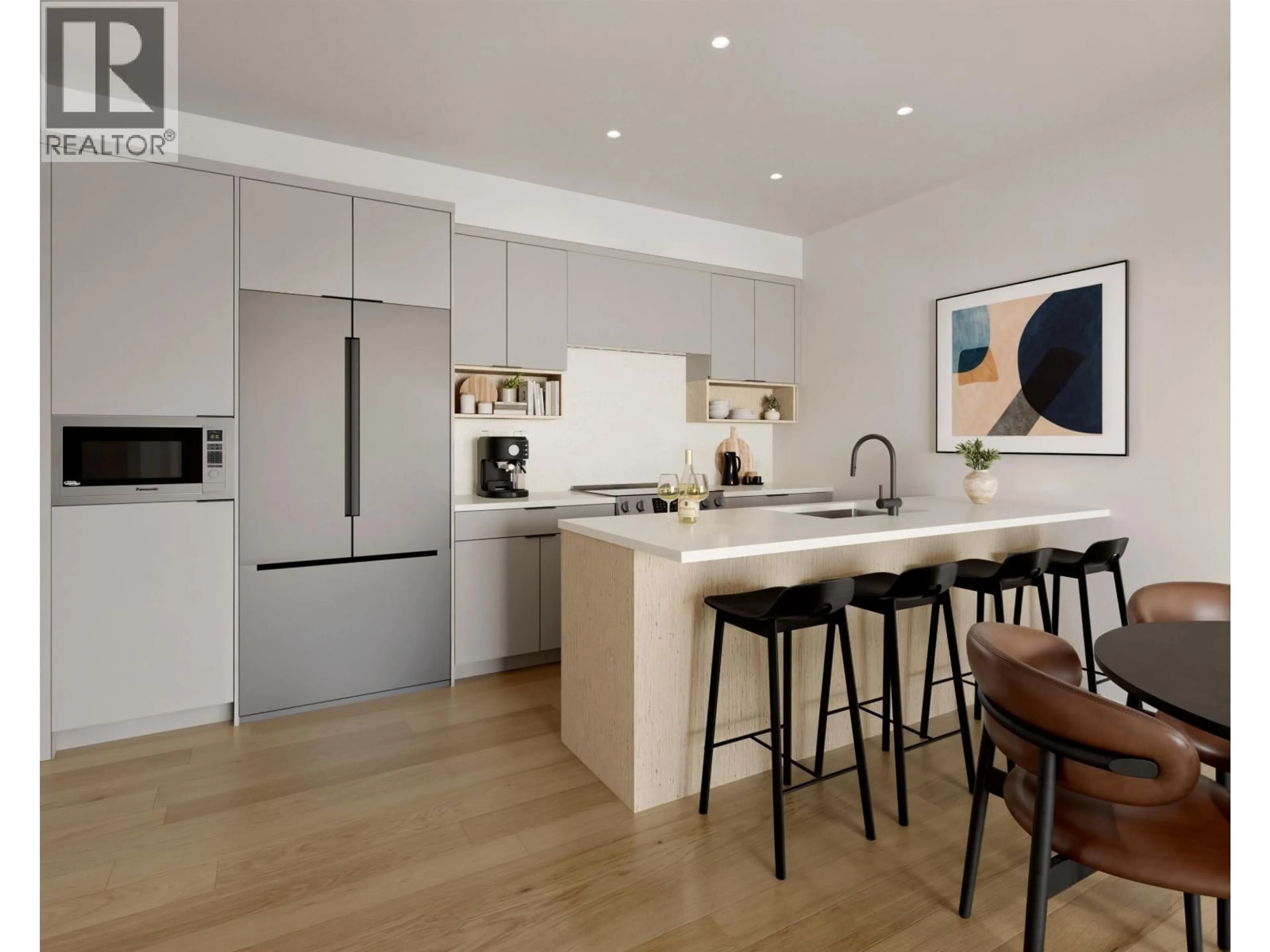 Open concept kitchen, wood/laminate floor for 404 - 1050 FINCH DRIVE, Squamish British Columbia V0V0V0