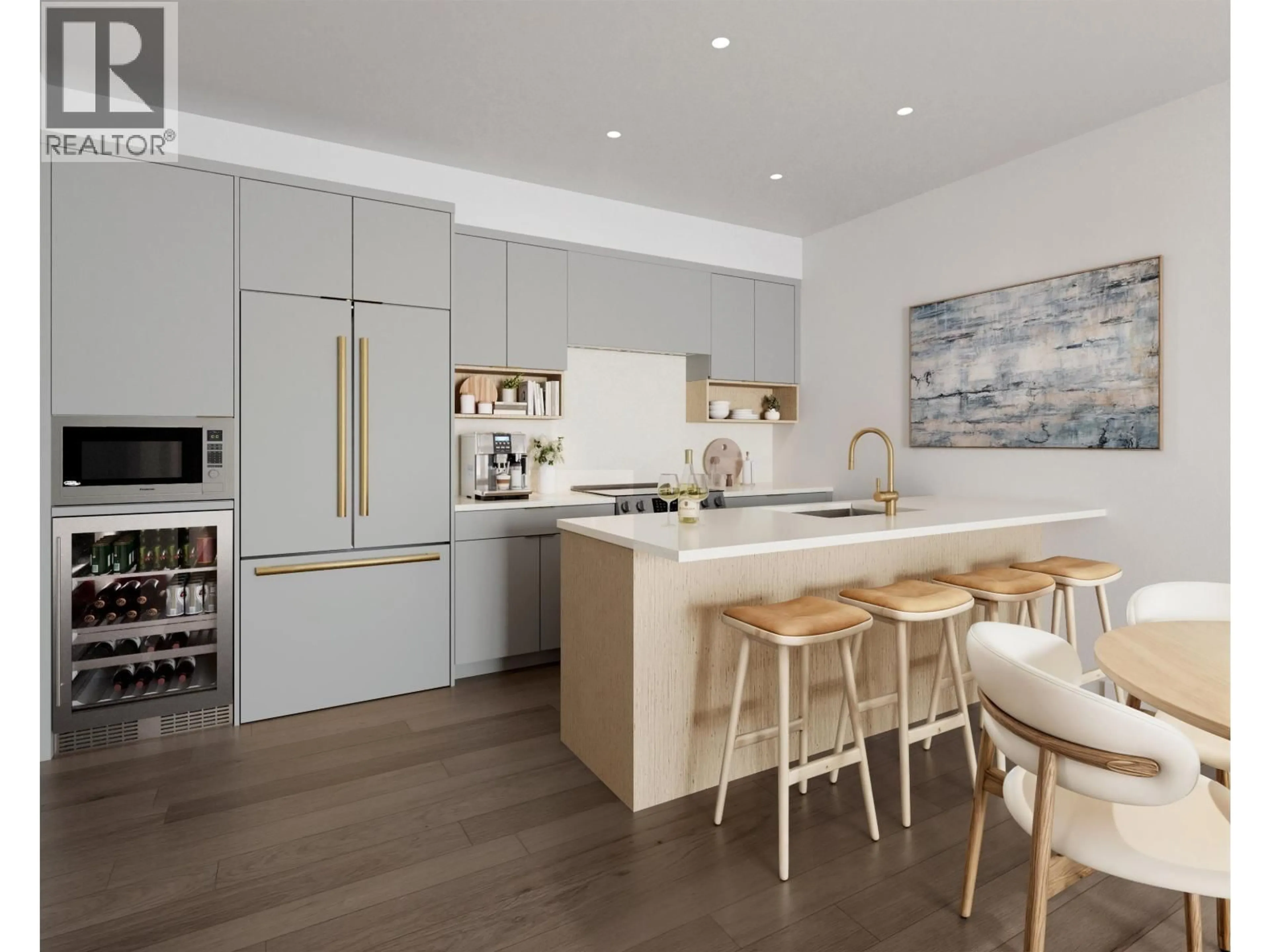 Open concept kitchen, wood/laminate floor for 106 - 1050 FINCH DRIVE, Squamish British Columbia V0V0V0