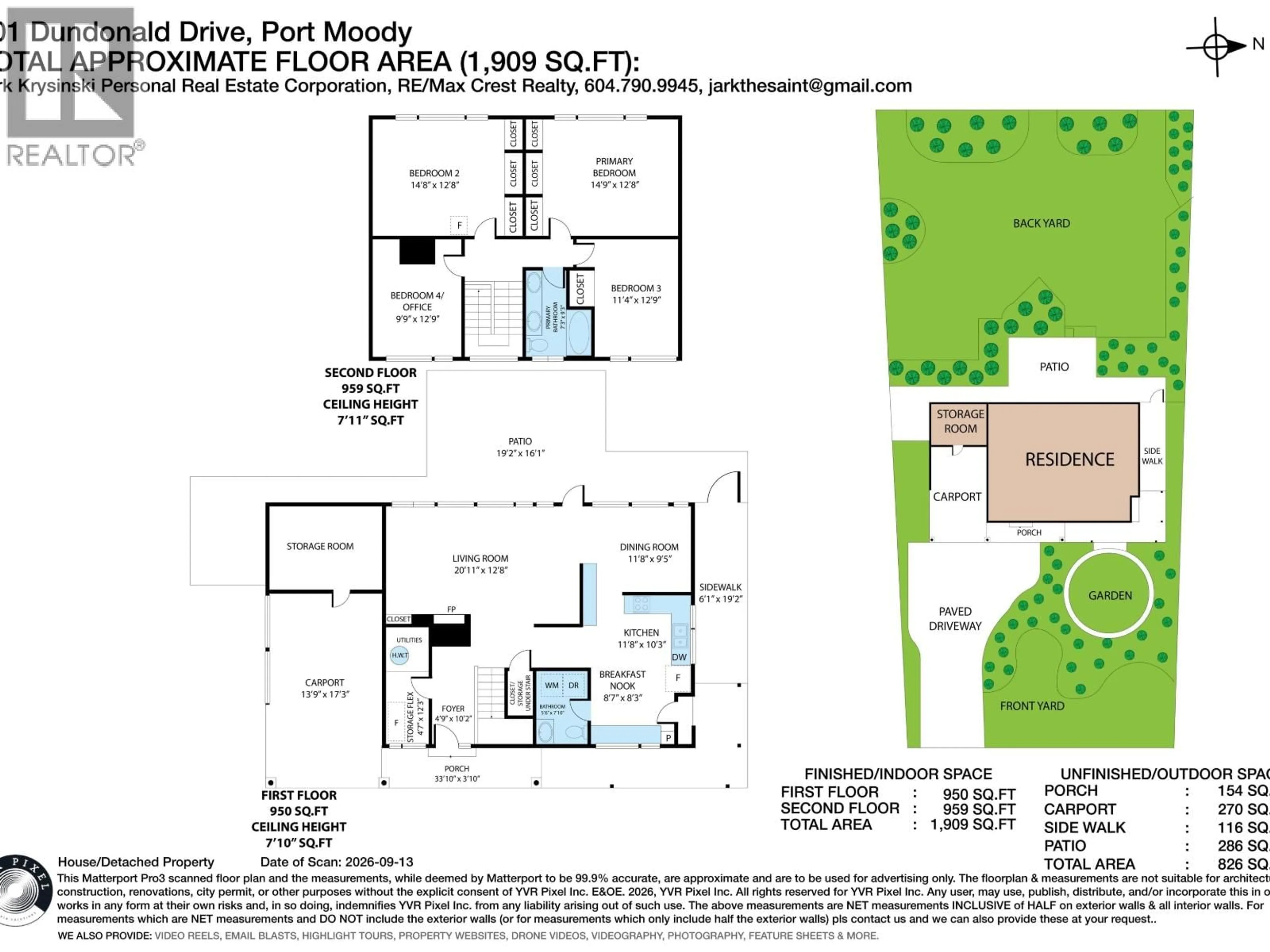 Floor plan for 901 DUNDONALD DRIVE, Port Moody British Columbia V3H1B8