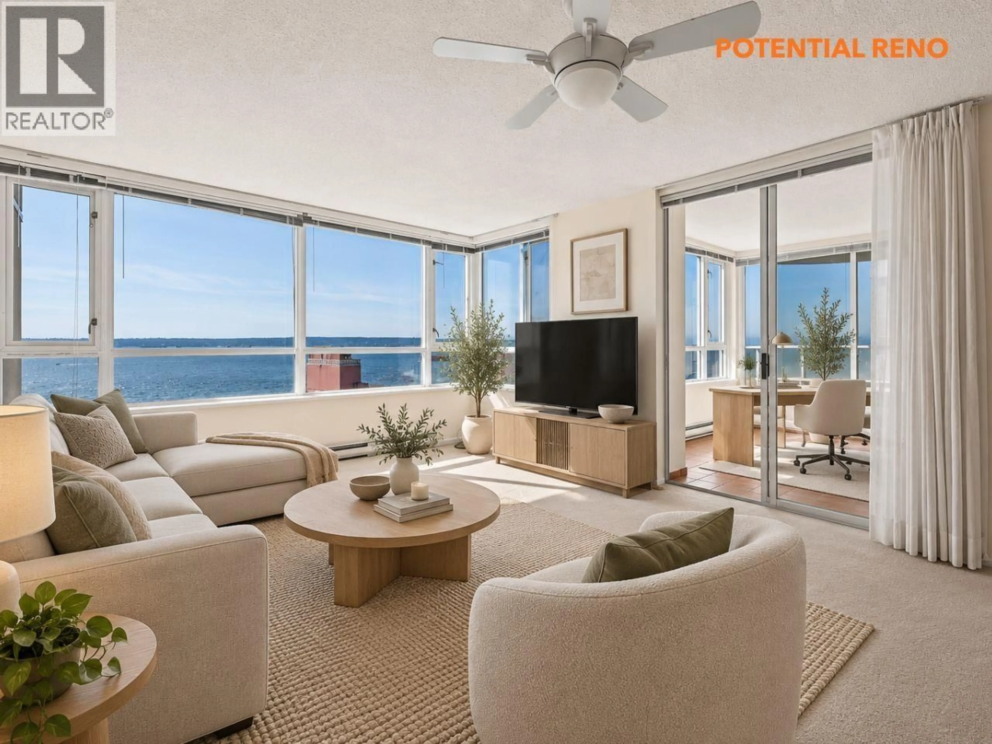 Living room with furniture, unknown for 1502 - 2203 BELLEVUE AVENUE, West Vancouver British Columbia V7V4V7