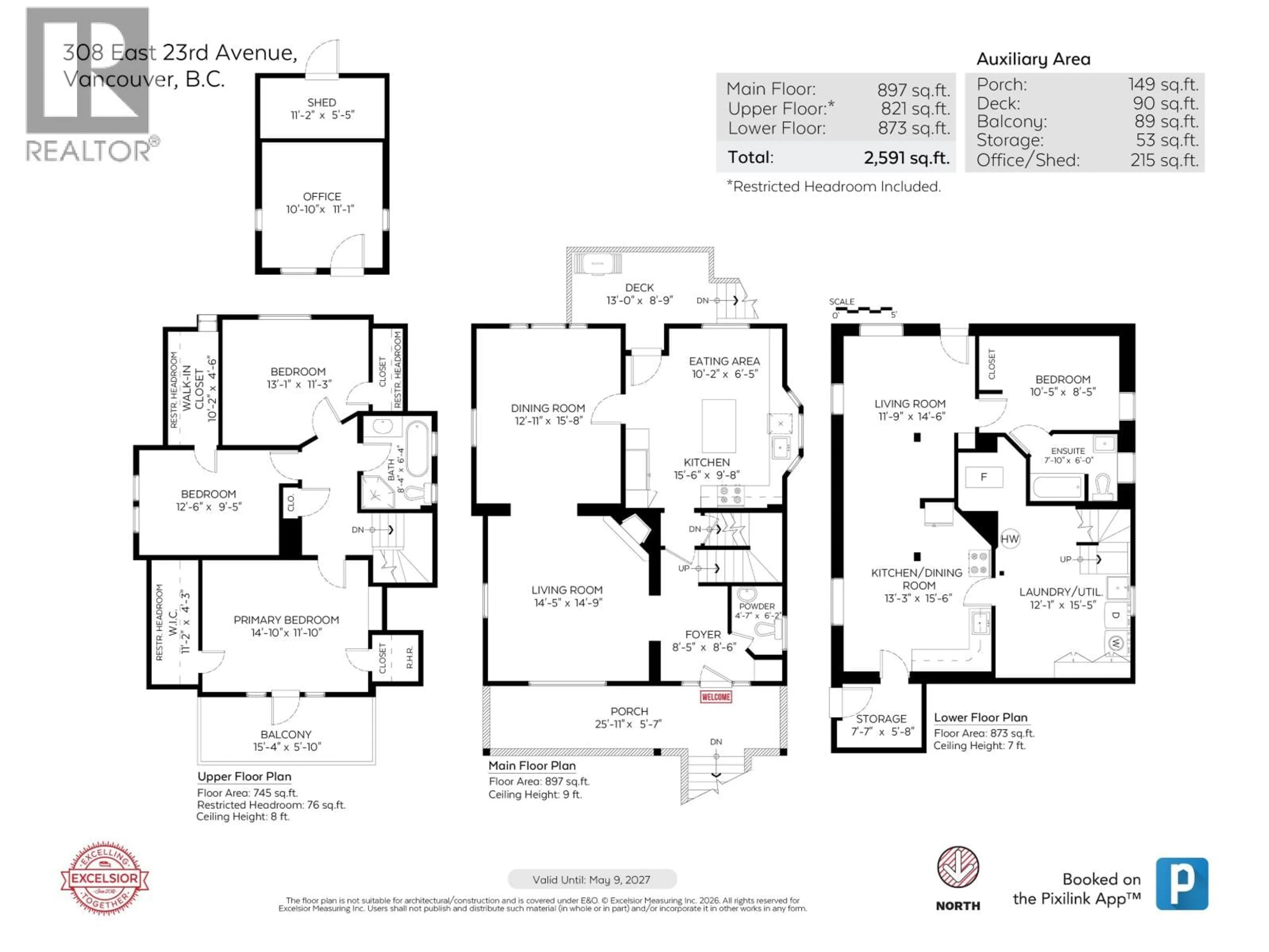 Floor plan for 308 23RD AVENUE, Vancouver British Columbia V5V1X5