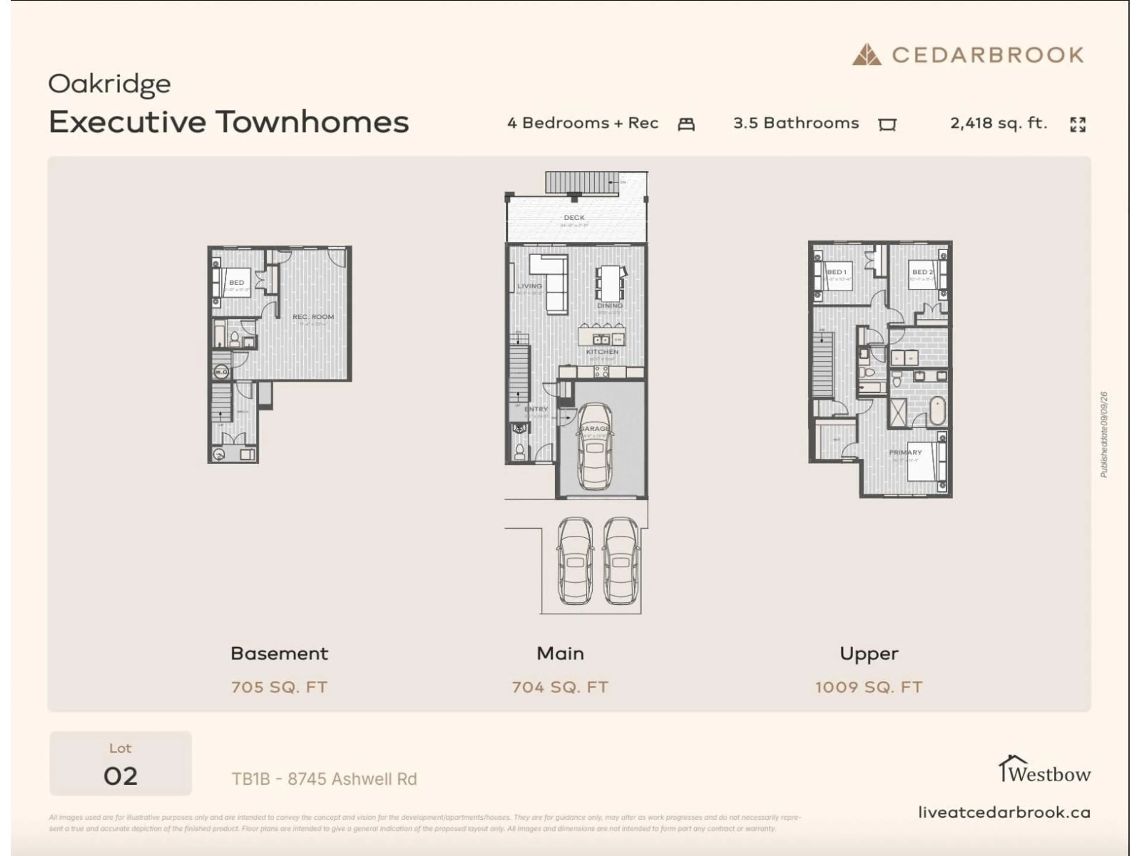 Floor plan for 2 - 8745 ASHWELL ROAD, Chilliwack British Columbia V2P0K5