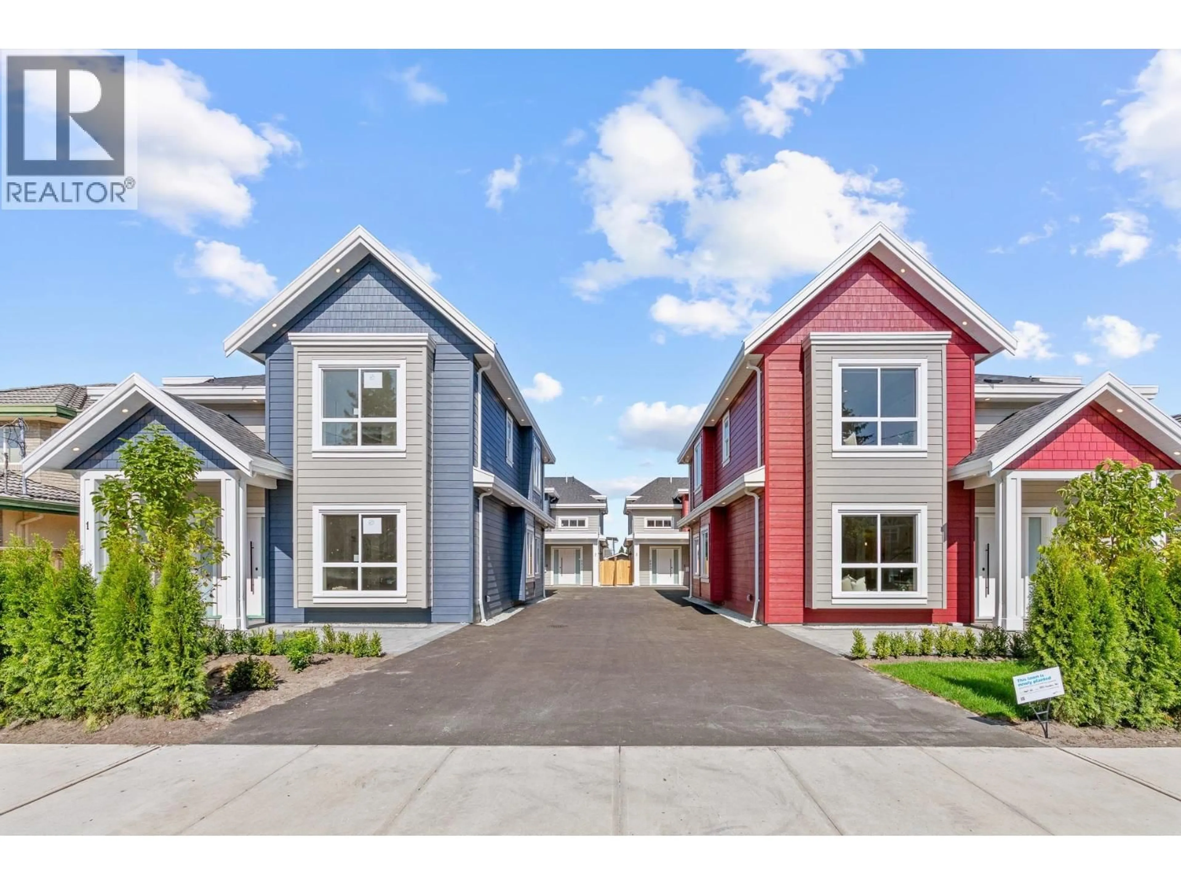 Home with vinyl exterior material, street for 1 - 8817 SAUNDERS ROAD, Richmond British Columbia V0V0V0
