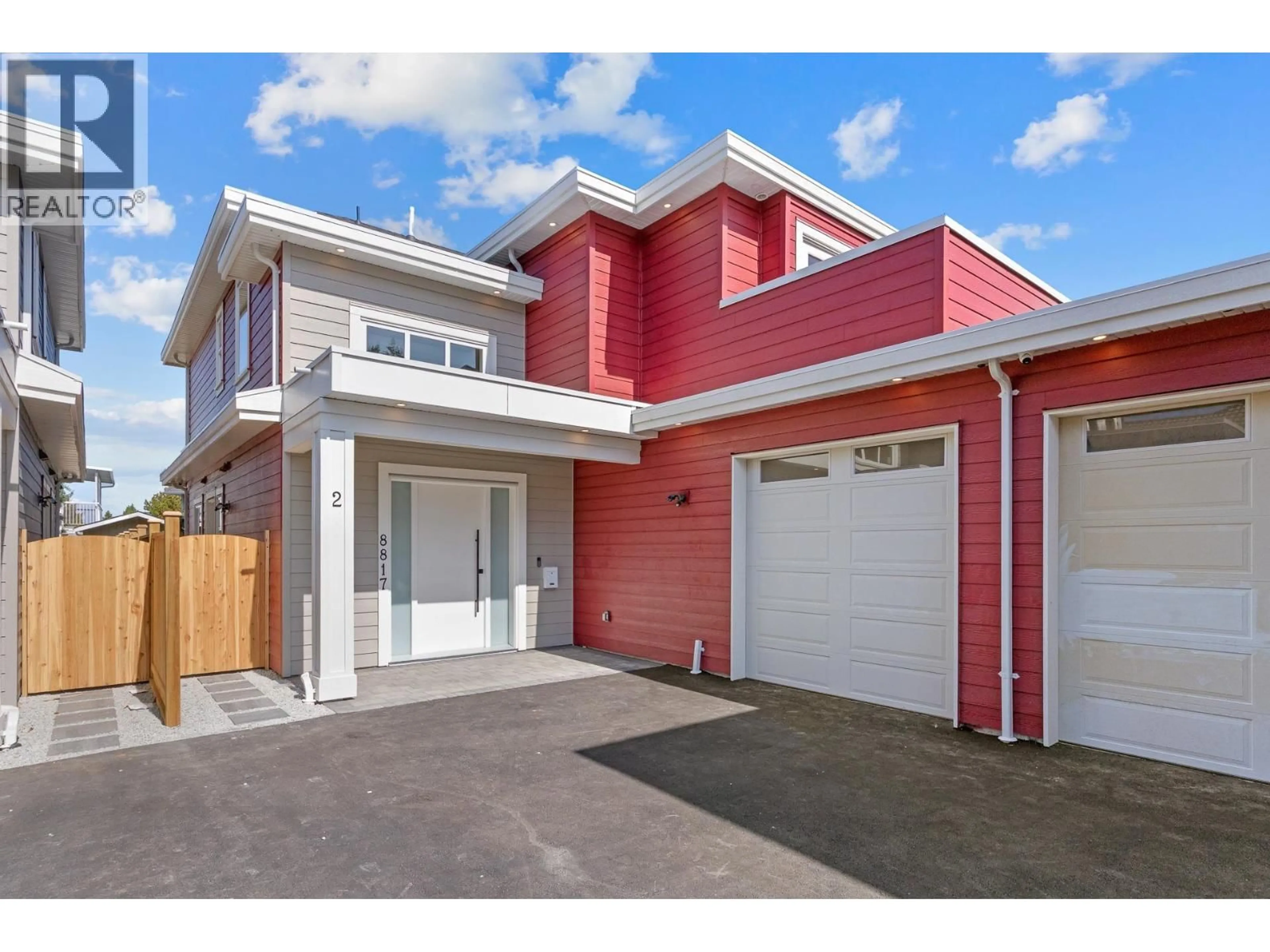 Home with brick exterior material, street for 2 - 8817 SAUNDERS ROAD, Richmond British Columbia V0V0V0