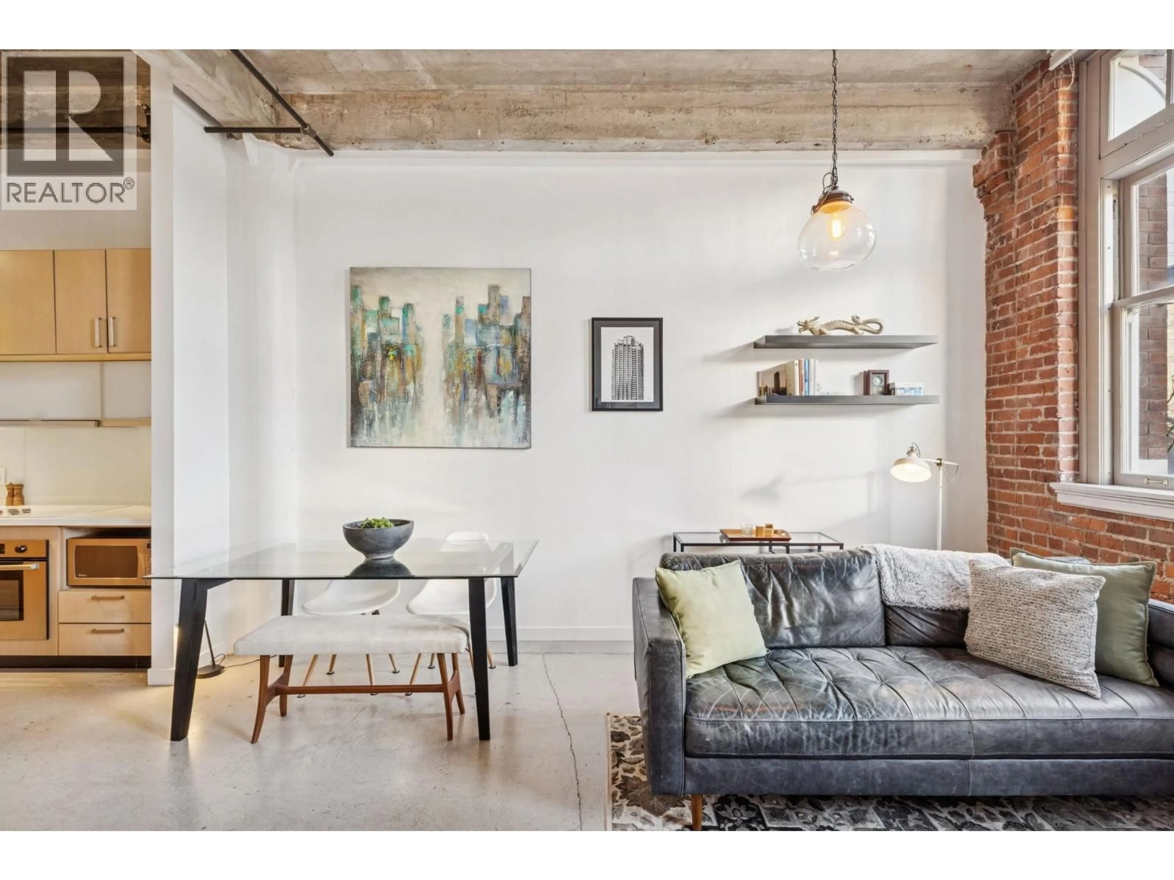 Living room with furniture, unknown for 206 - 546 BEATTY STREET, Vancouver British Columbia V6B2L3