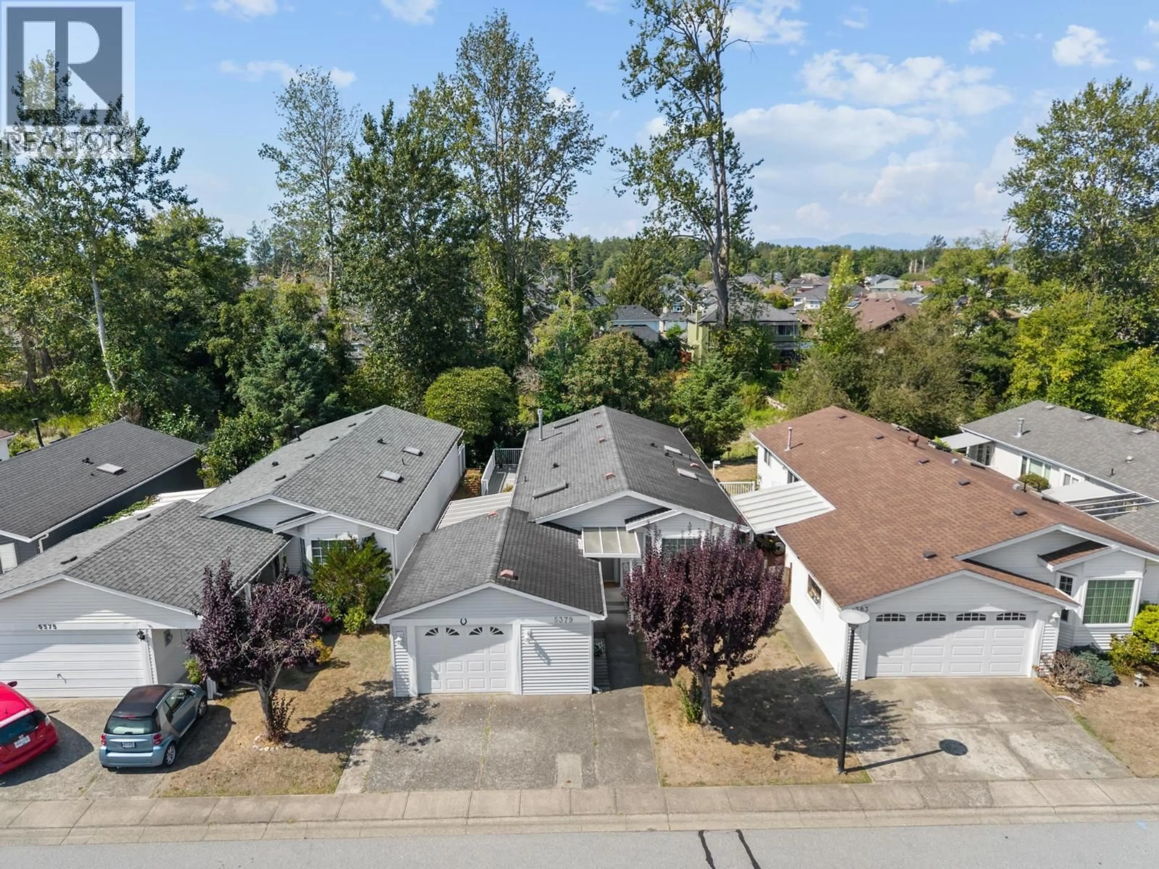 A pic from outside/outdoor area/front of a property/back of a property/a pic from drone, street for 5379 REGATTA WAY, Delta British Columbia V4K4R9