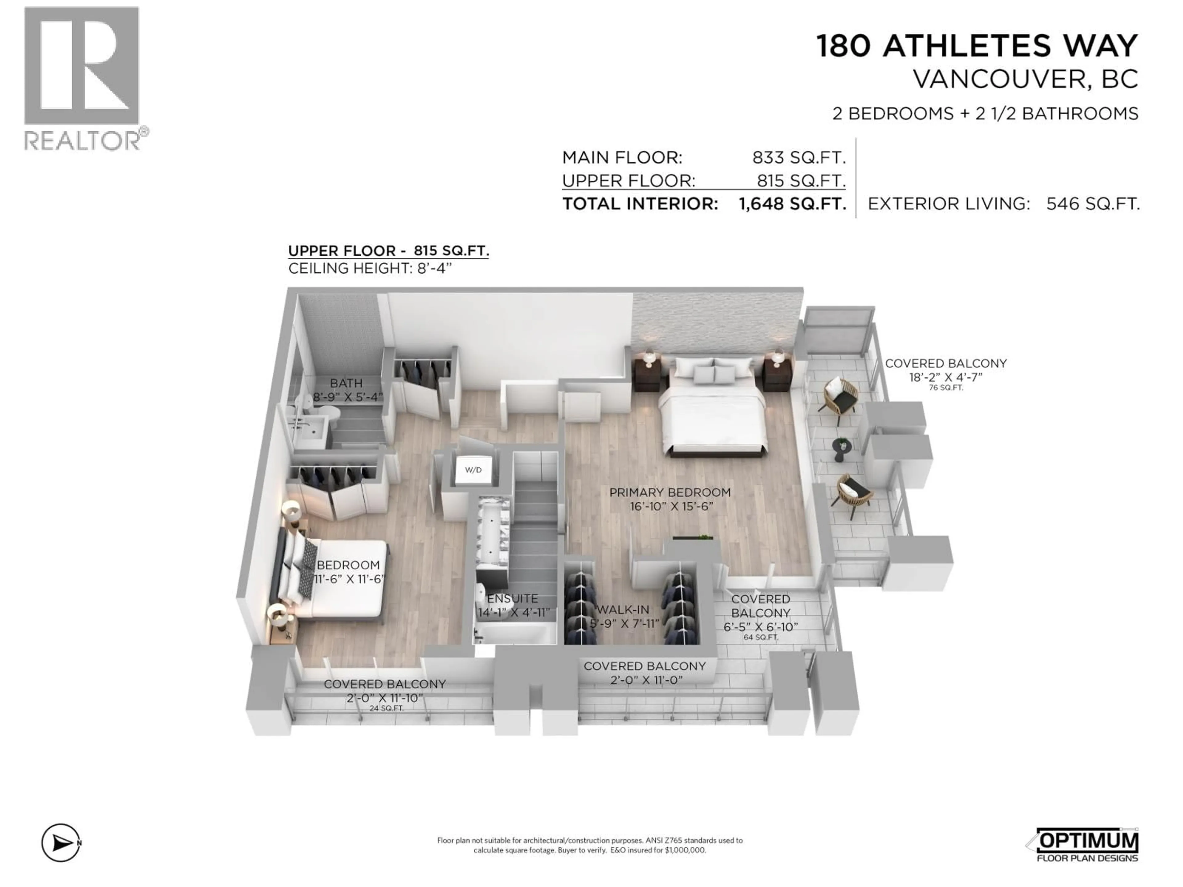 Floor plan for 180 ATHLETES WAY, Vancouver British Columbia V5Y0B5