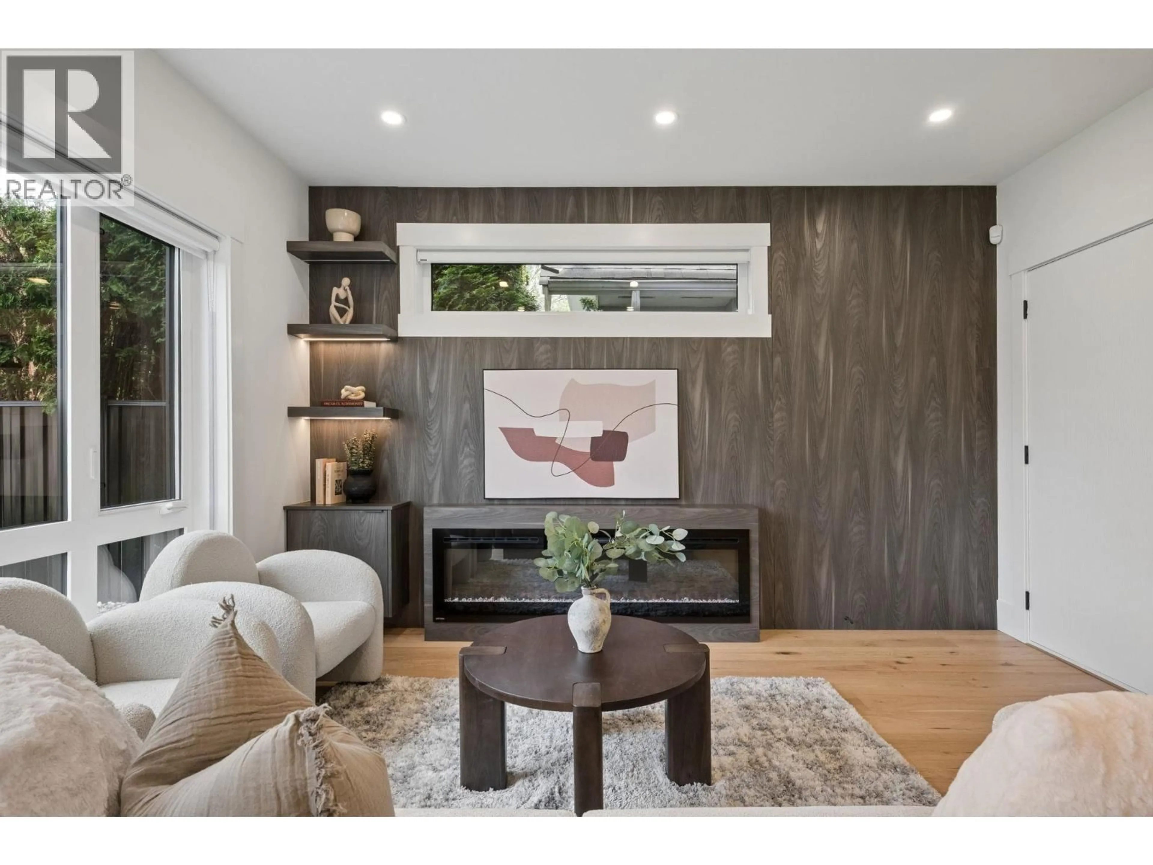 Living room with furniture, wood/laminate floor for 2 - 4549 11TH AVENUE, Vancouver British Columbia V6R2M5