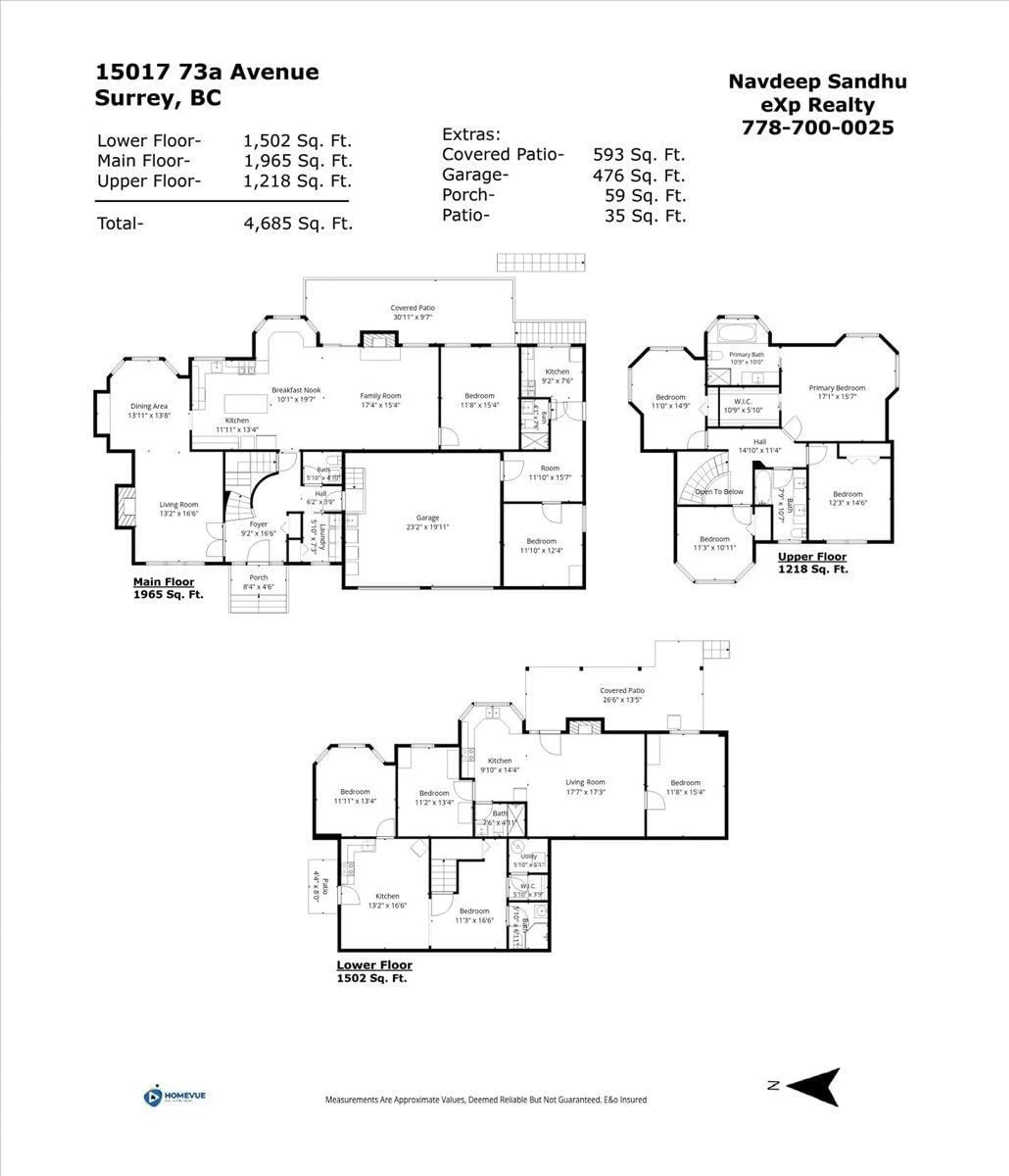 Floor plan for 15017 73A AVENUE, Surrey British Columbia V3S7H5