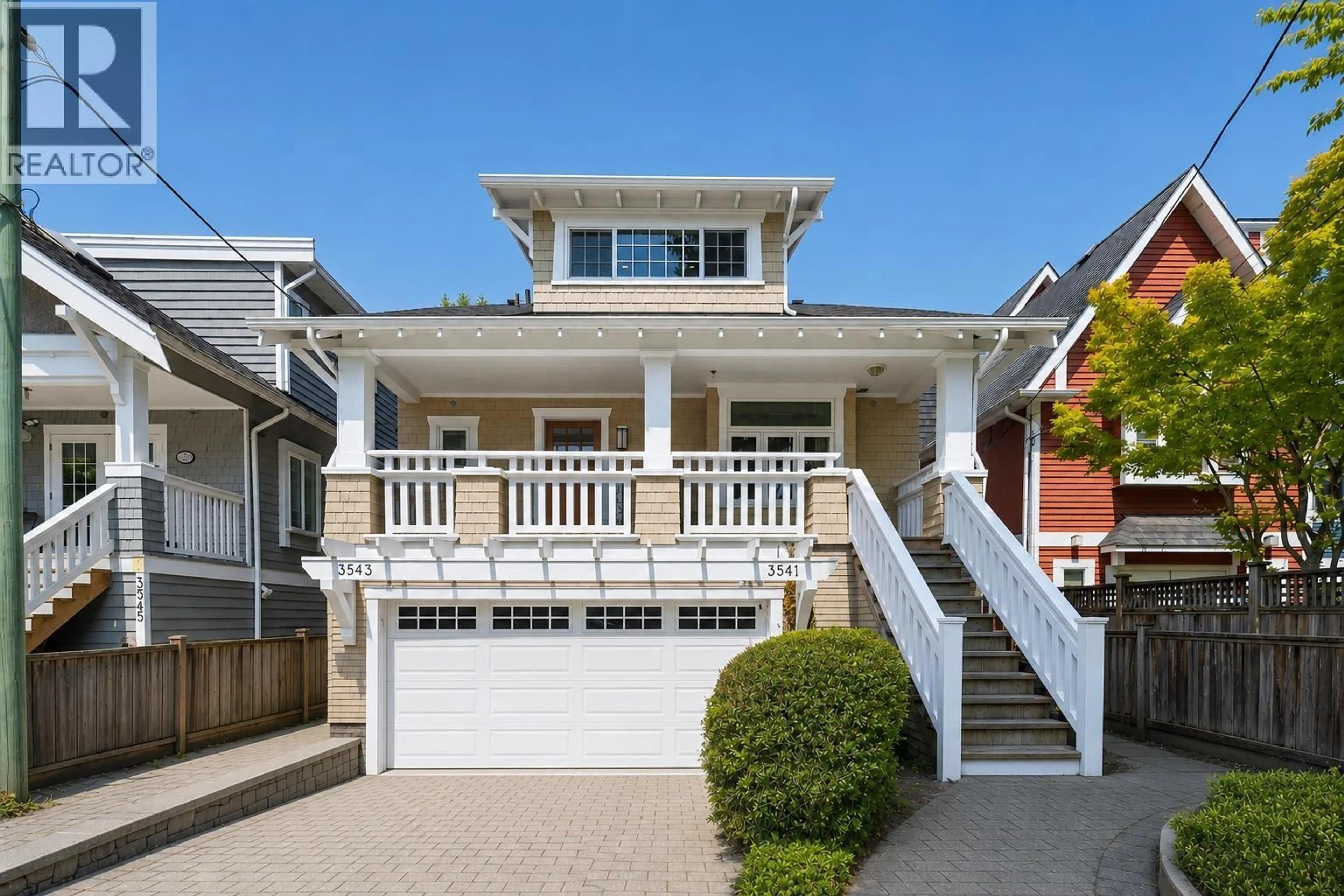 Home with vinyl exterior material, street for 3541 8TH AVENUE, Vancouver British Columbia V6R1Y8