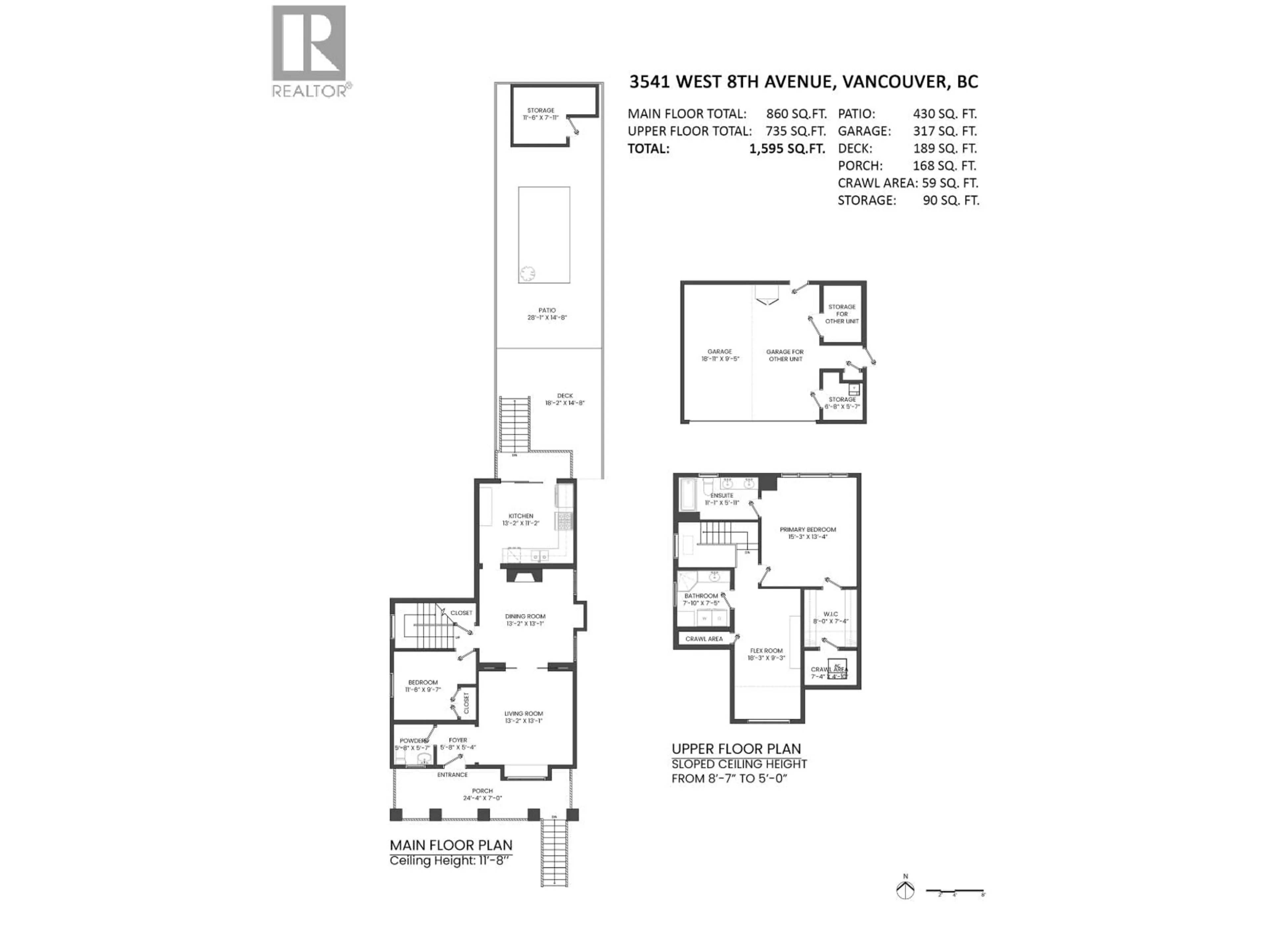 Floor plan for 3541 8TH AVENUE, Vancouver British Columbia V6R1Y8