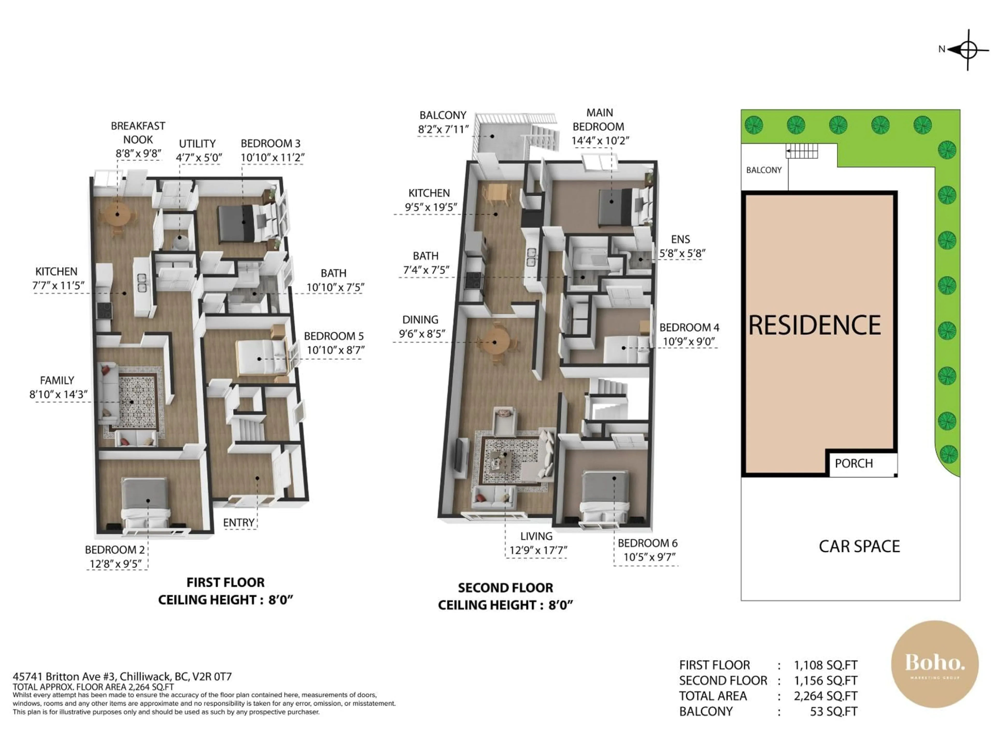 Floor plan for 3 - 45741 BRITTON AVENUE, Chilliwack British Columbia V2R3T6
