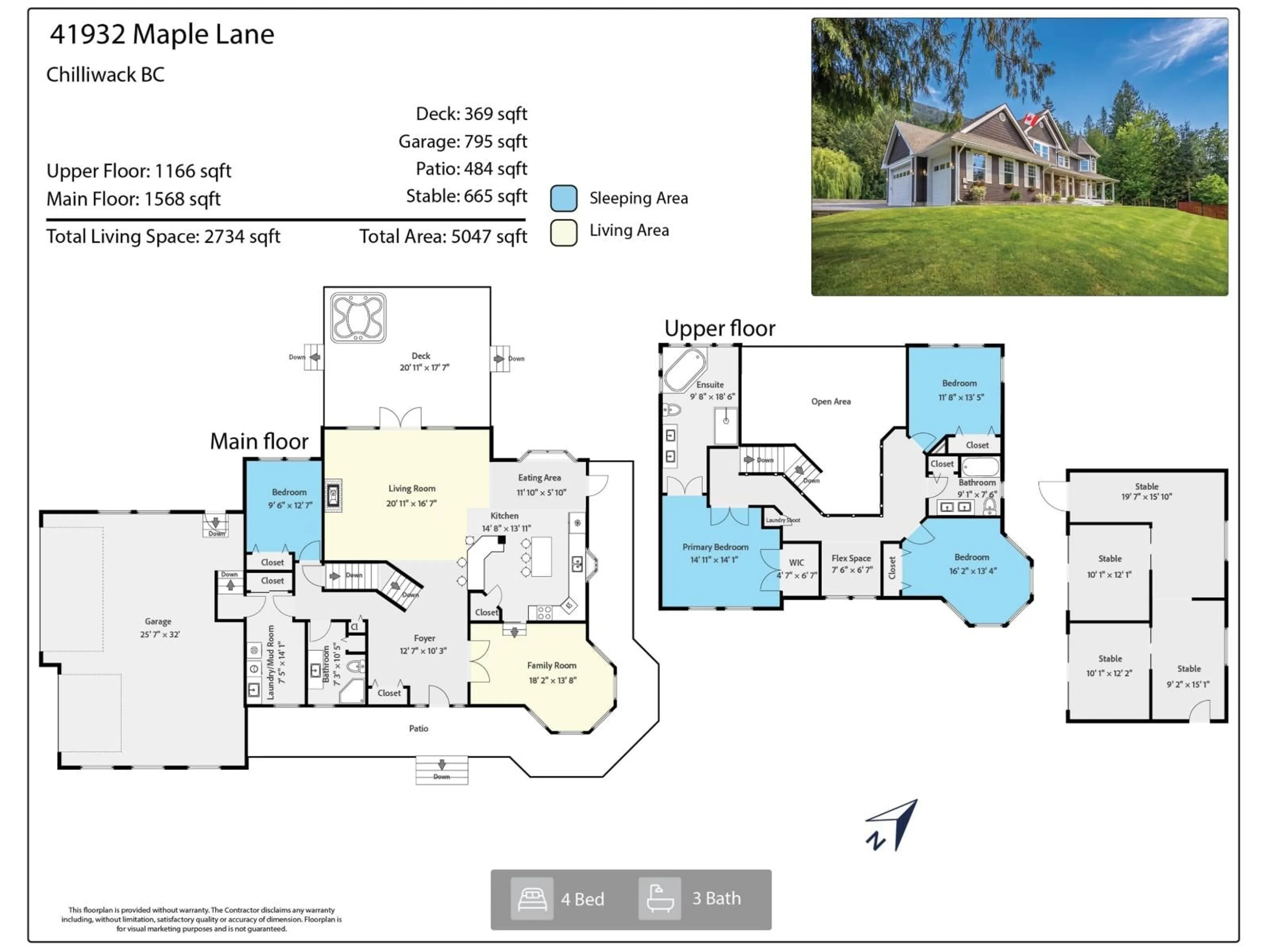Floor plan for 41932 MAPLE LANE, Yarrow British Columbia V2R5G9