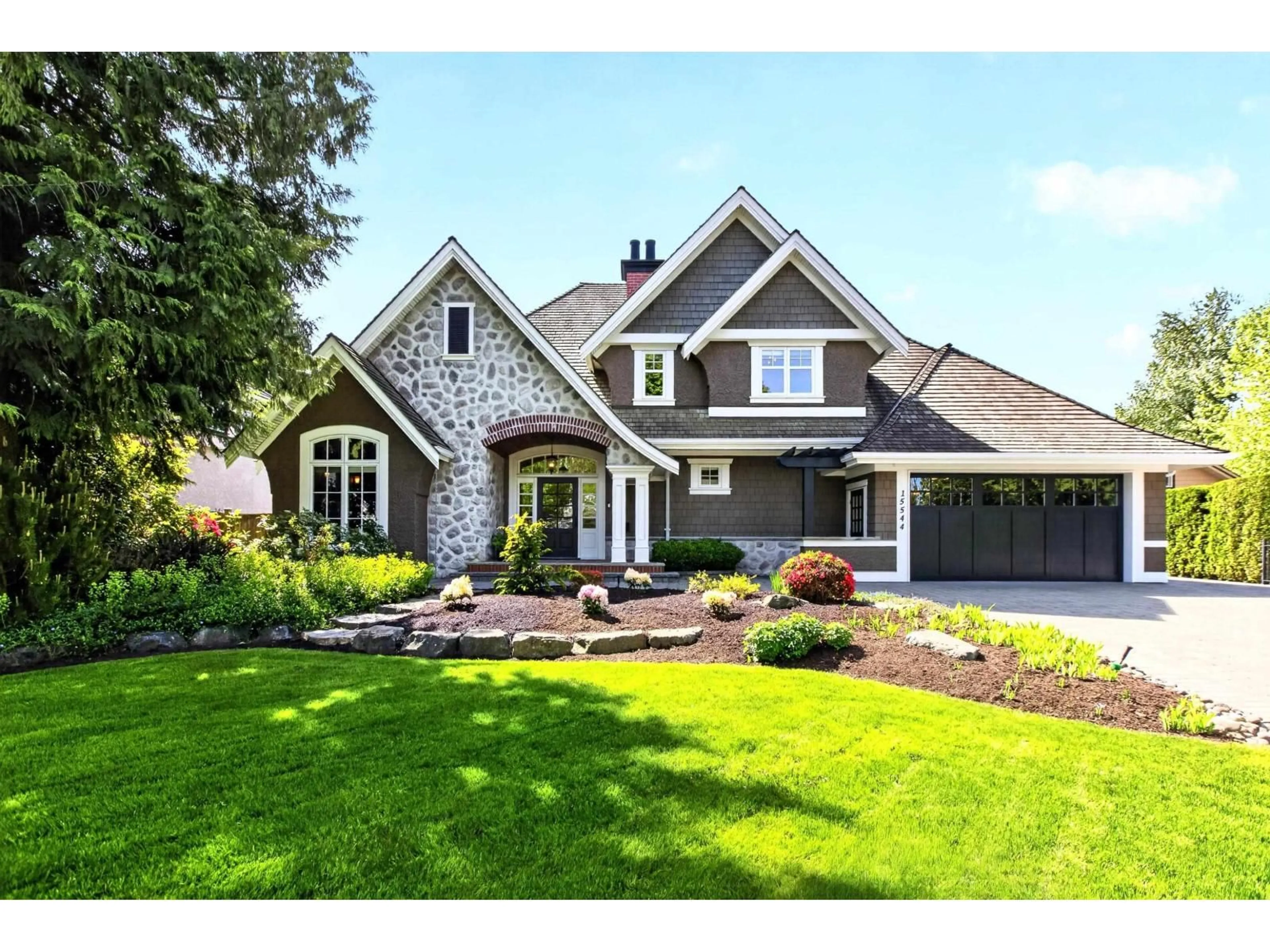 Home with brick exterior material, street for 15544 59 AVENUE, Surrey British Columbia V3S4N8