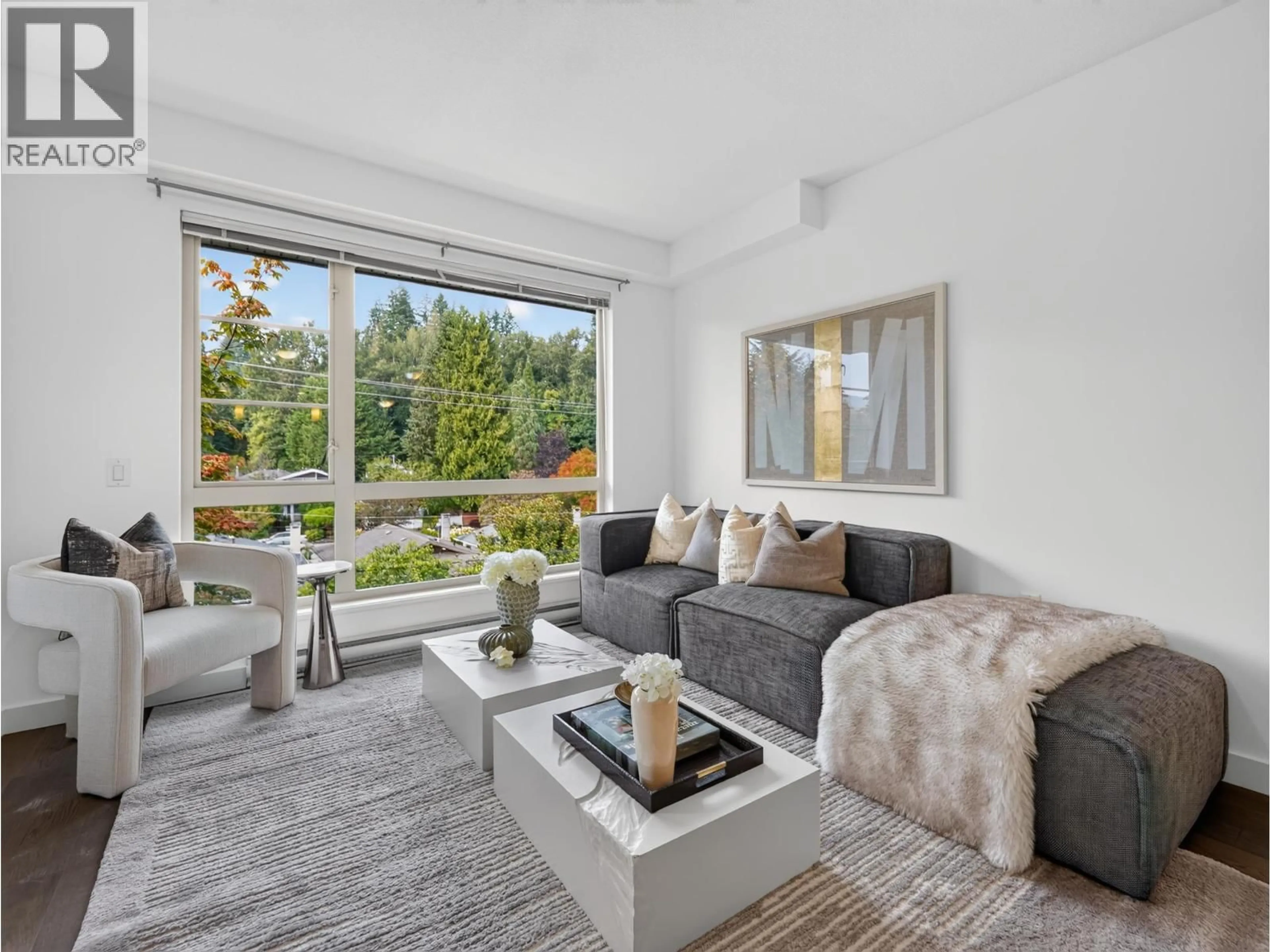 Living room with furniture, unknown for 316 - 1330 MARINE DRIVE, North Vancouver British Columbia V7L2P7