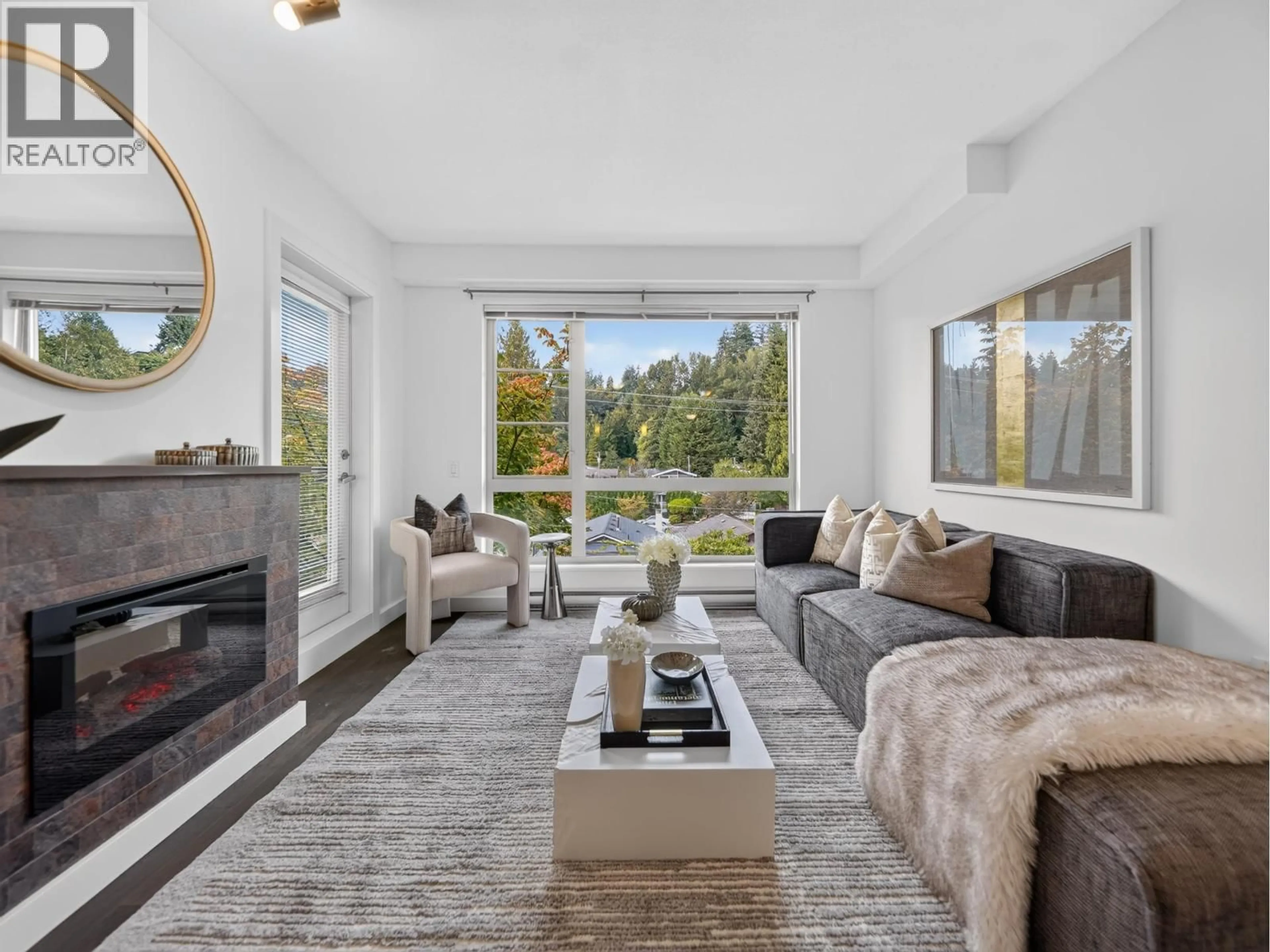 Living room with furniture, unknown for 316 - 1330 MARINE DRIVE, North Vancouver British Columbia V7L2P7