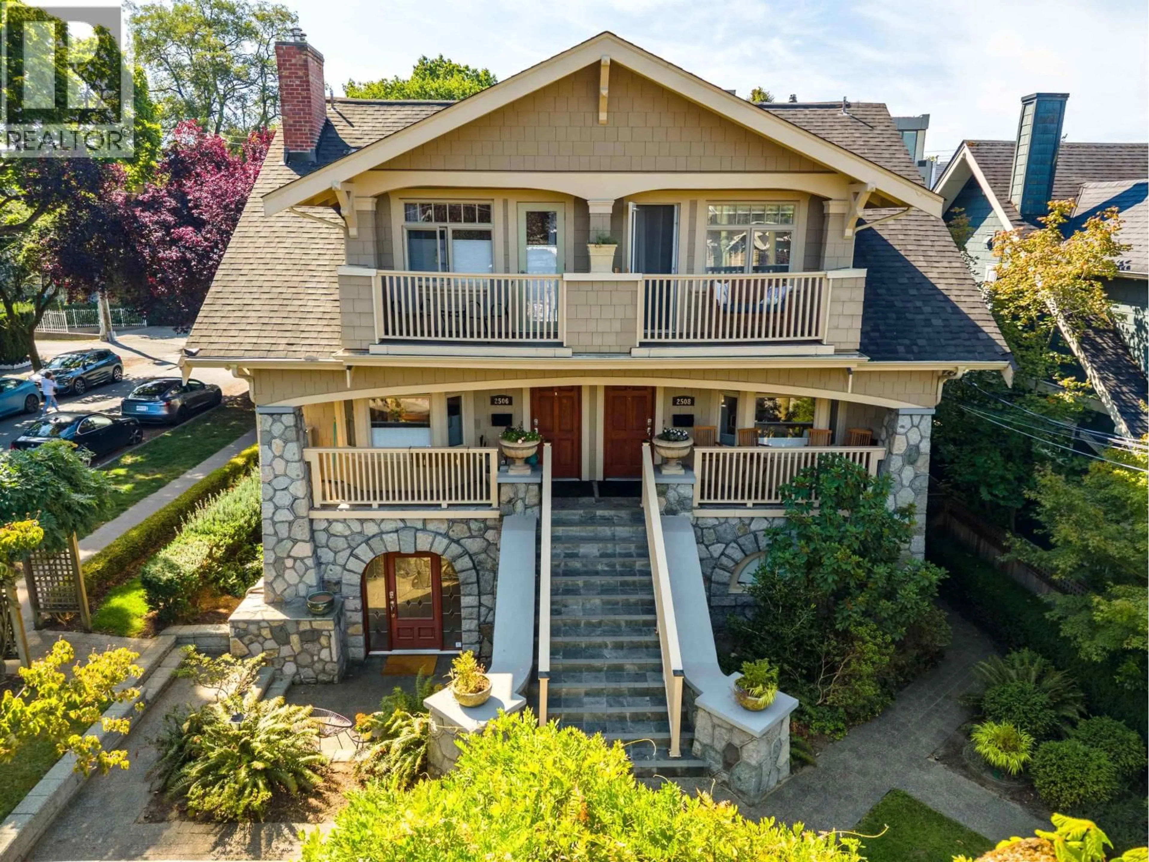 Home with brick exterior material, street for 2425 LARCH STREET, Vancouver British Columbia V6K0A3