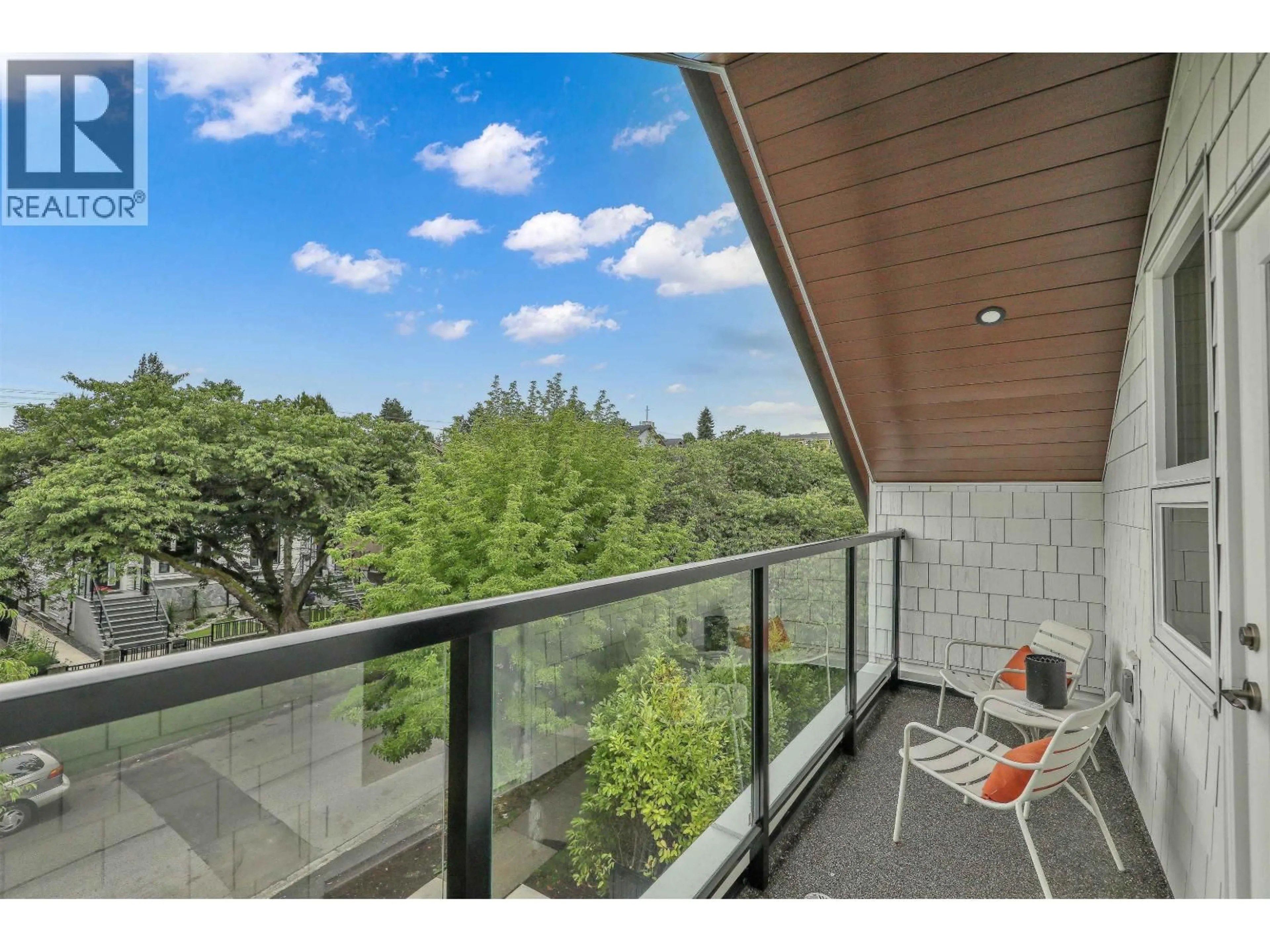 Balcony in the apartment, water/lake/river/ocean view for 1 - 3185 GRAVELEY STREET, Vancouver British Columbia V5K3K7