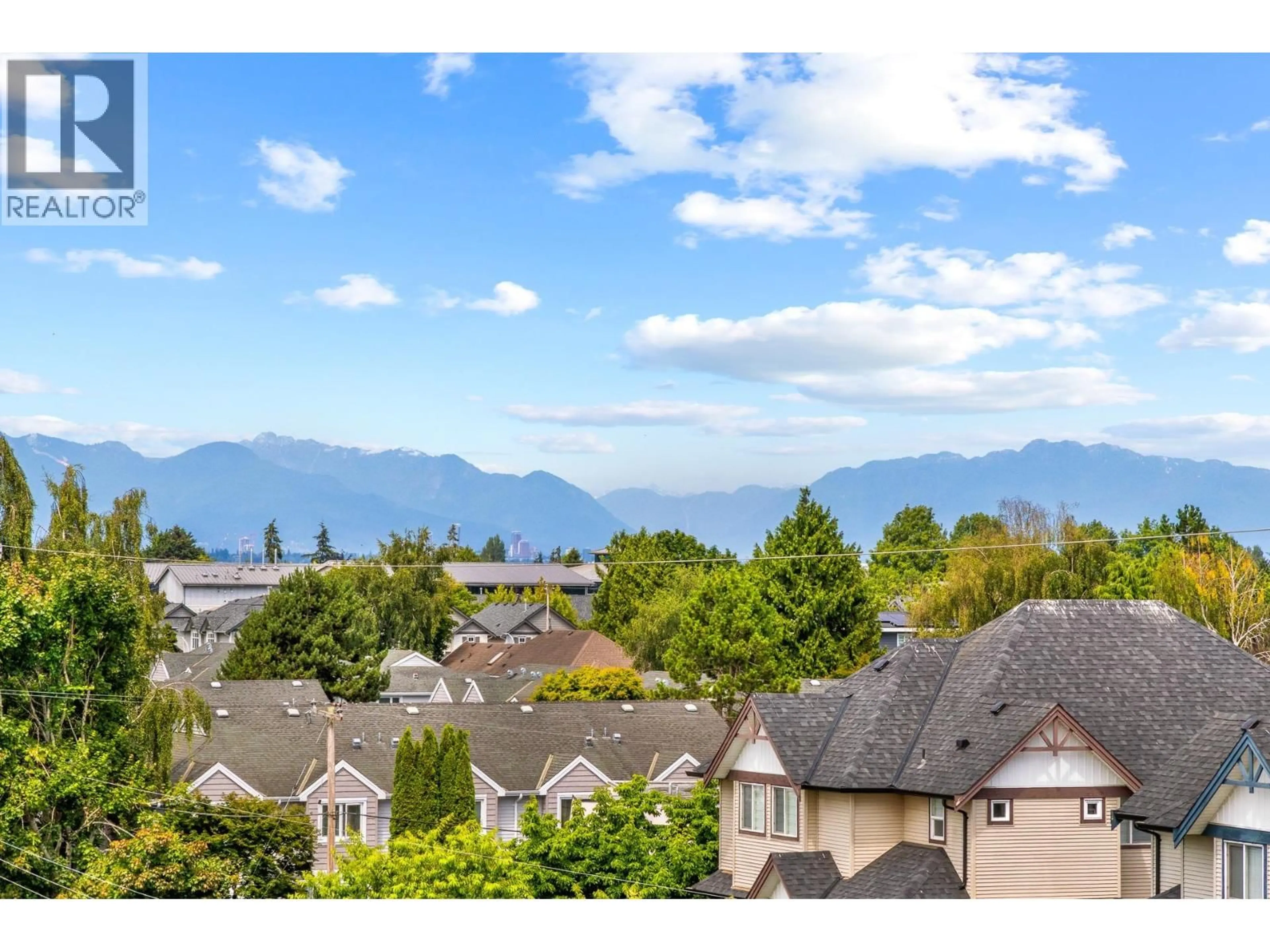 A pic from outside/outdoor area/front of a property/back of a property/a pic from drone, mountain view for 3993 CHATHAM STREET, Richmond British Columbia V7E2Z6