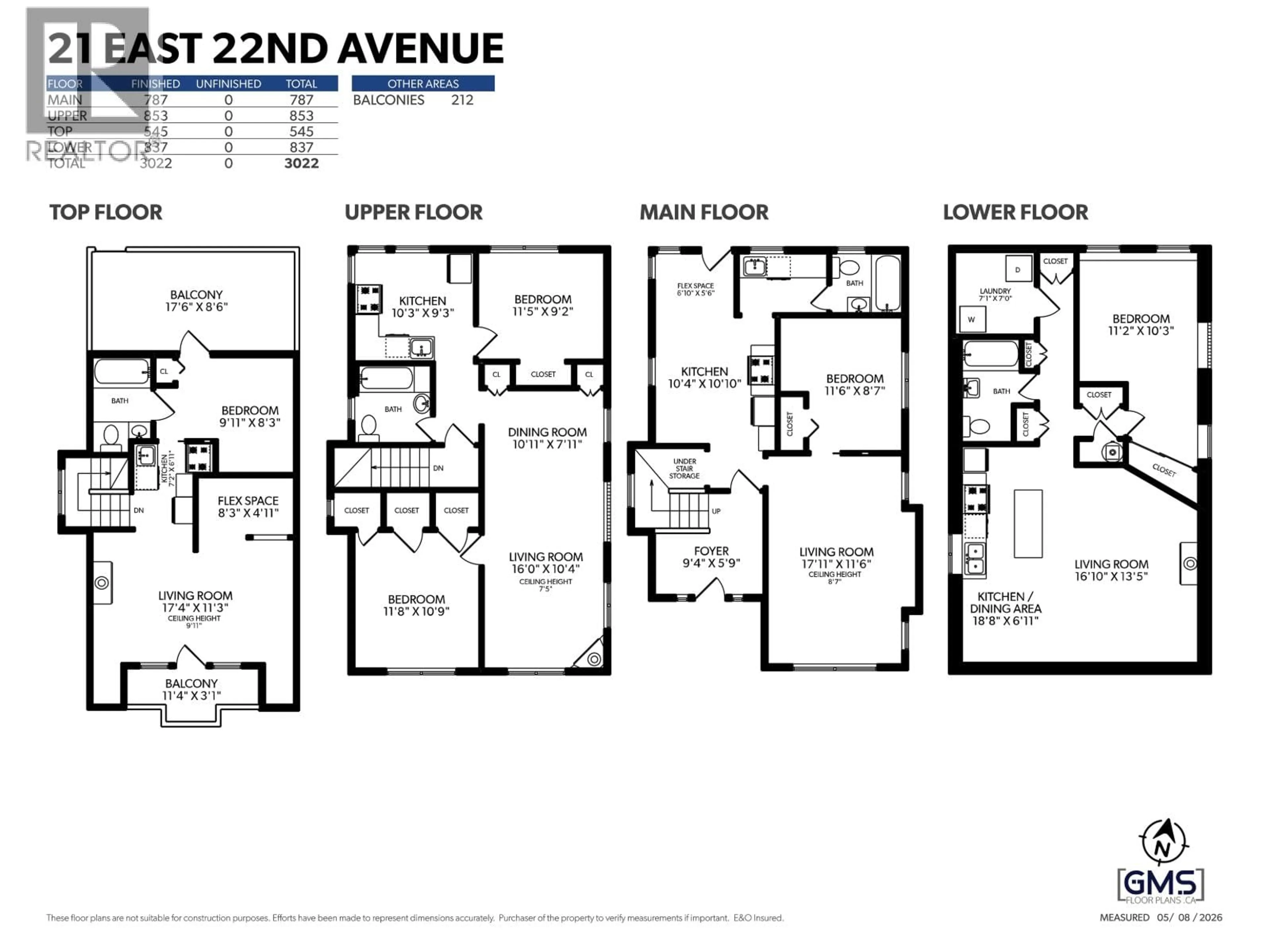 Floor plan for 21 22ND AVENUE, Vancouver British Columbia V5V1T3