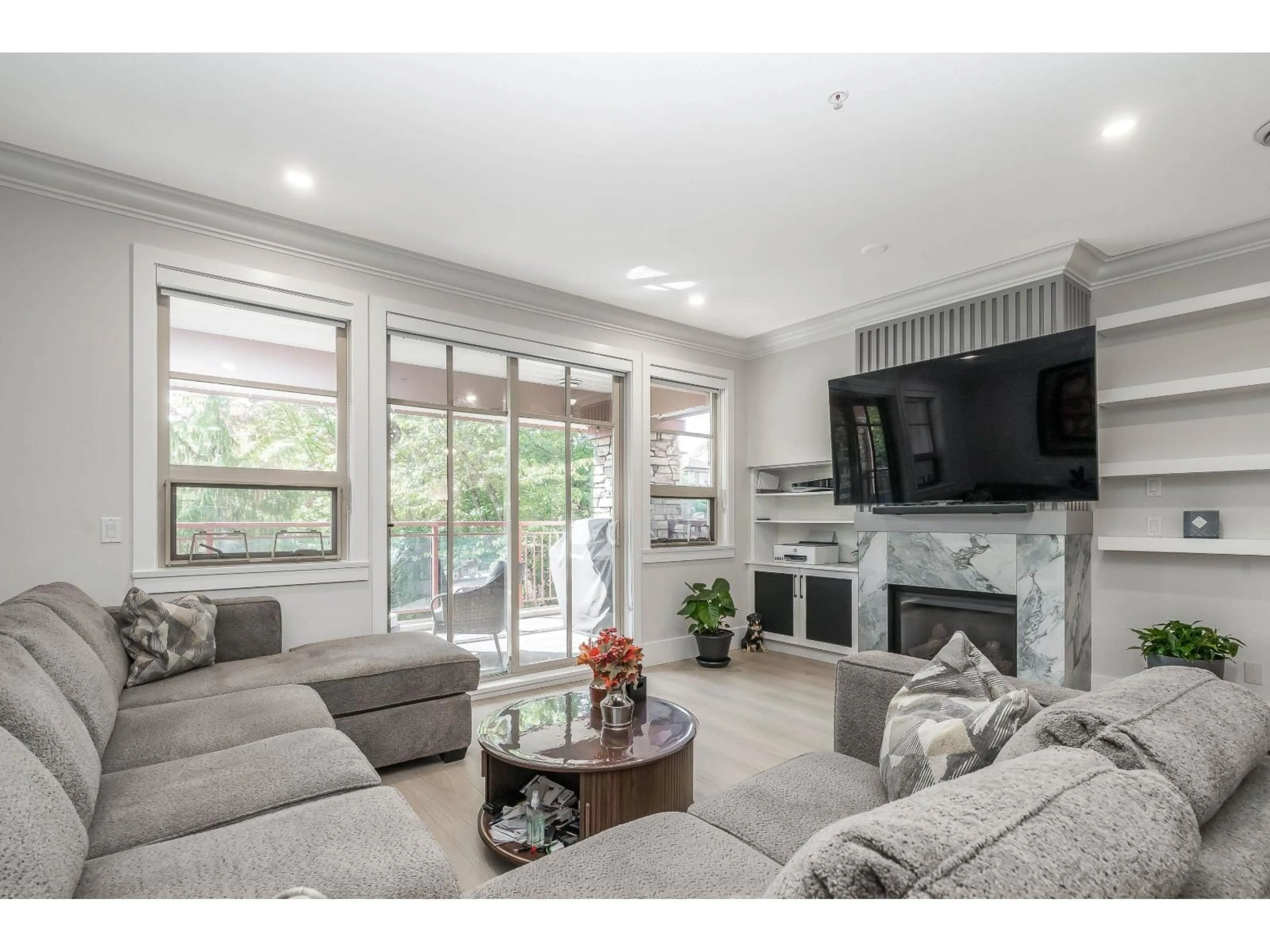 Living room with furniture, unknown for 201 - 16499 64 AVENUE, Surrey British Columbia V3S6V7