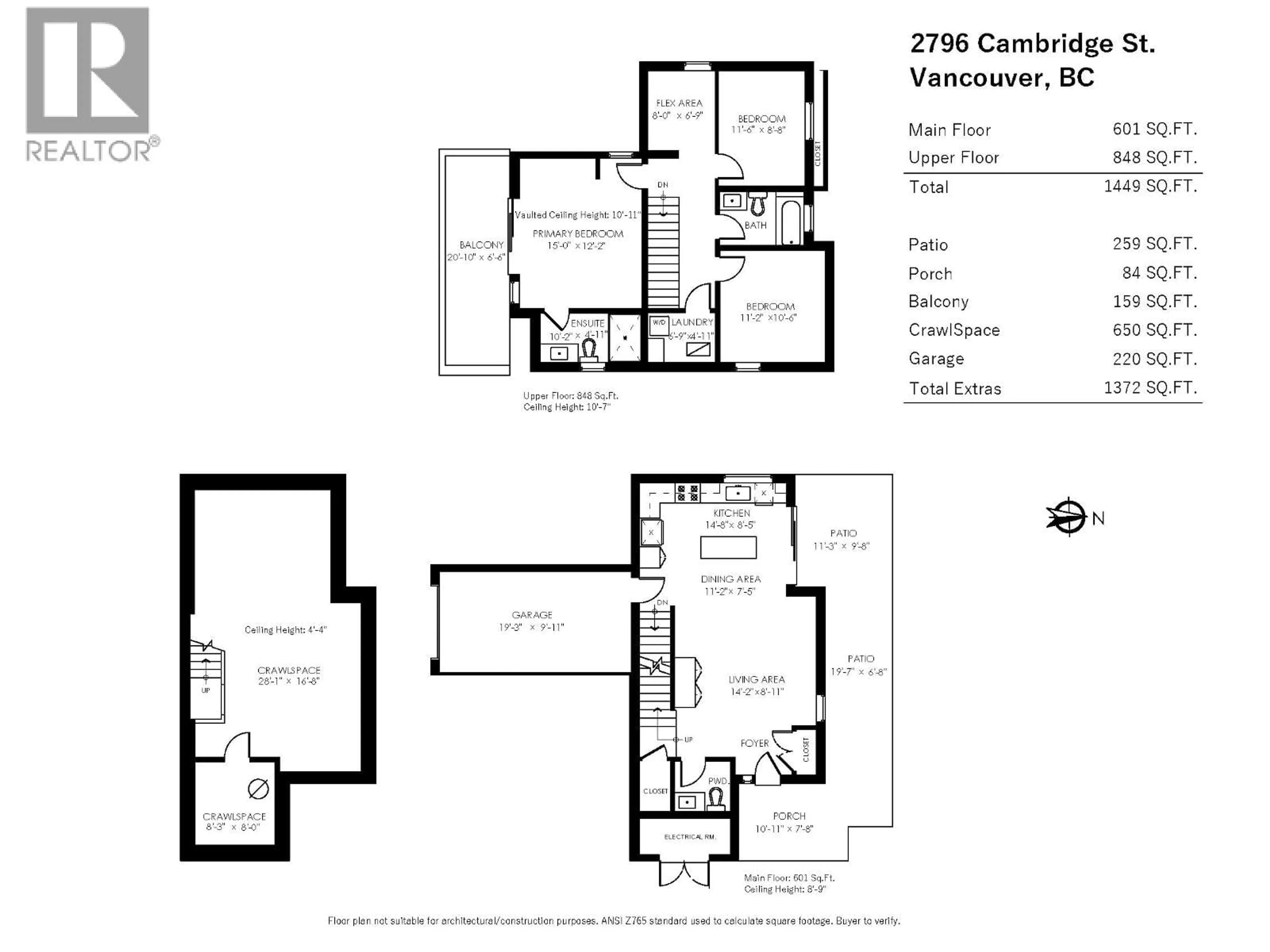 Floor plan for 2796 CAMBRIDGE STREET, Vancouver British Columbia V5K1L7