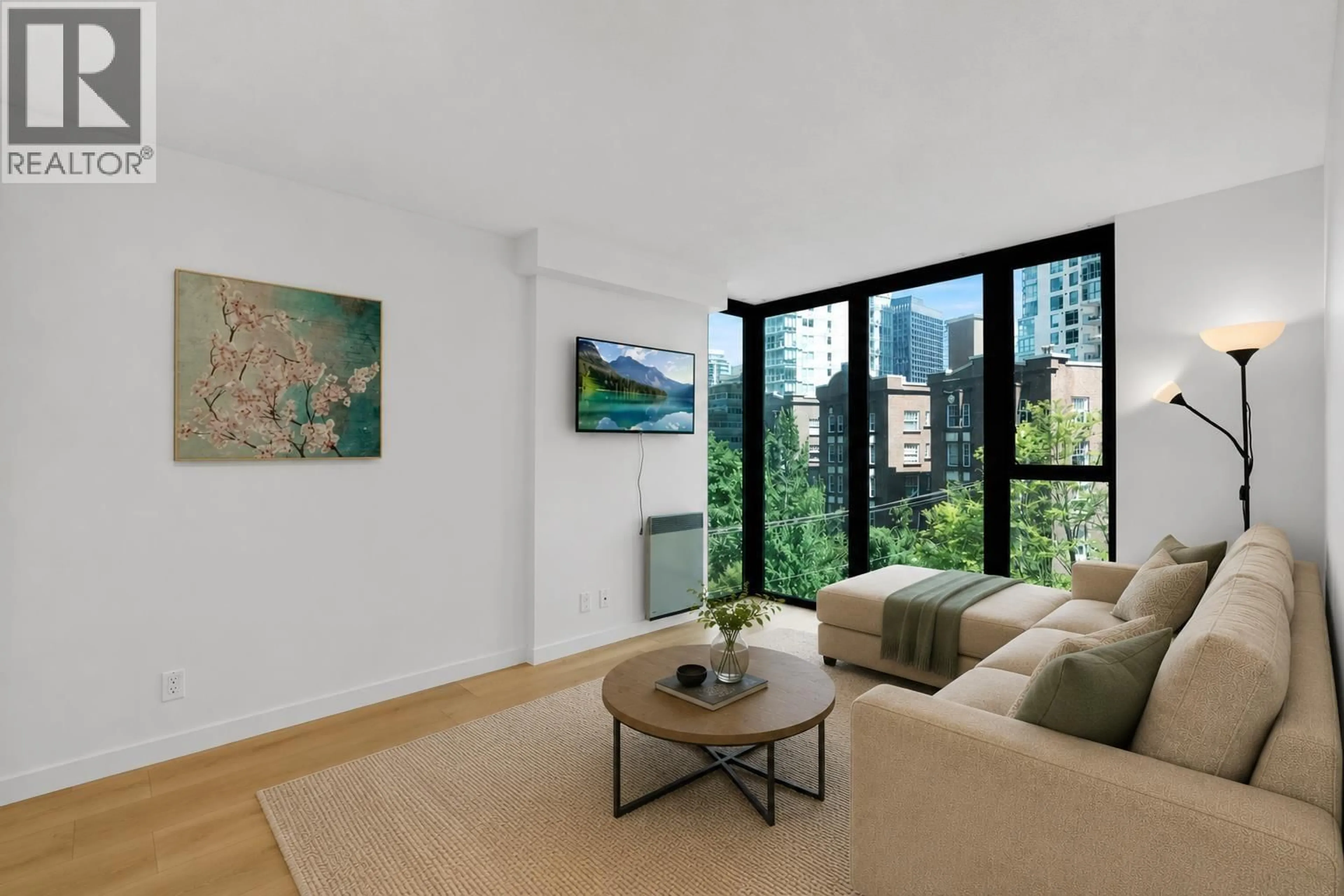 Living room with furniture, unknown for 501 - 1331 GEORGIA STREET, Vancouver British Columbia V6E4P1