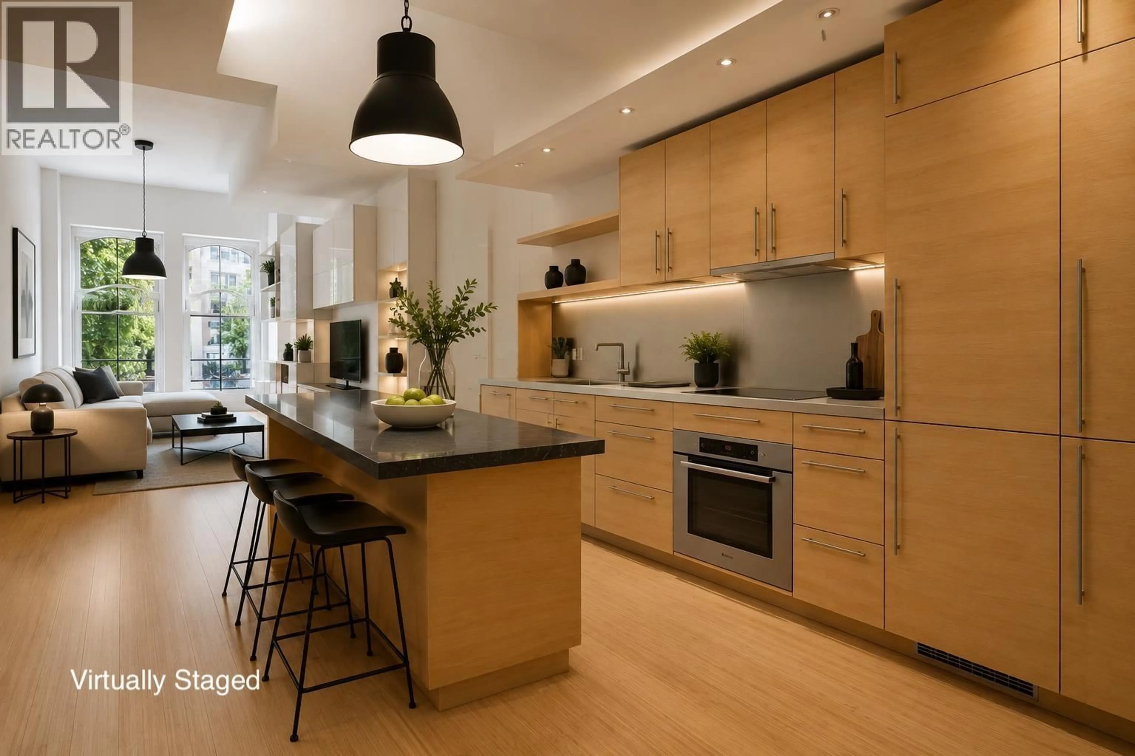 Contemporary kitchen, unknown for 202 - 36 WATER STREET, Vancouver British Columbia V6B0B7