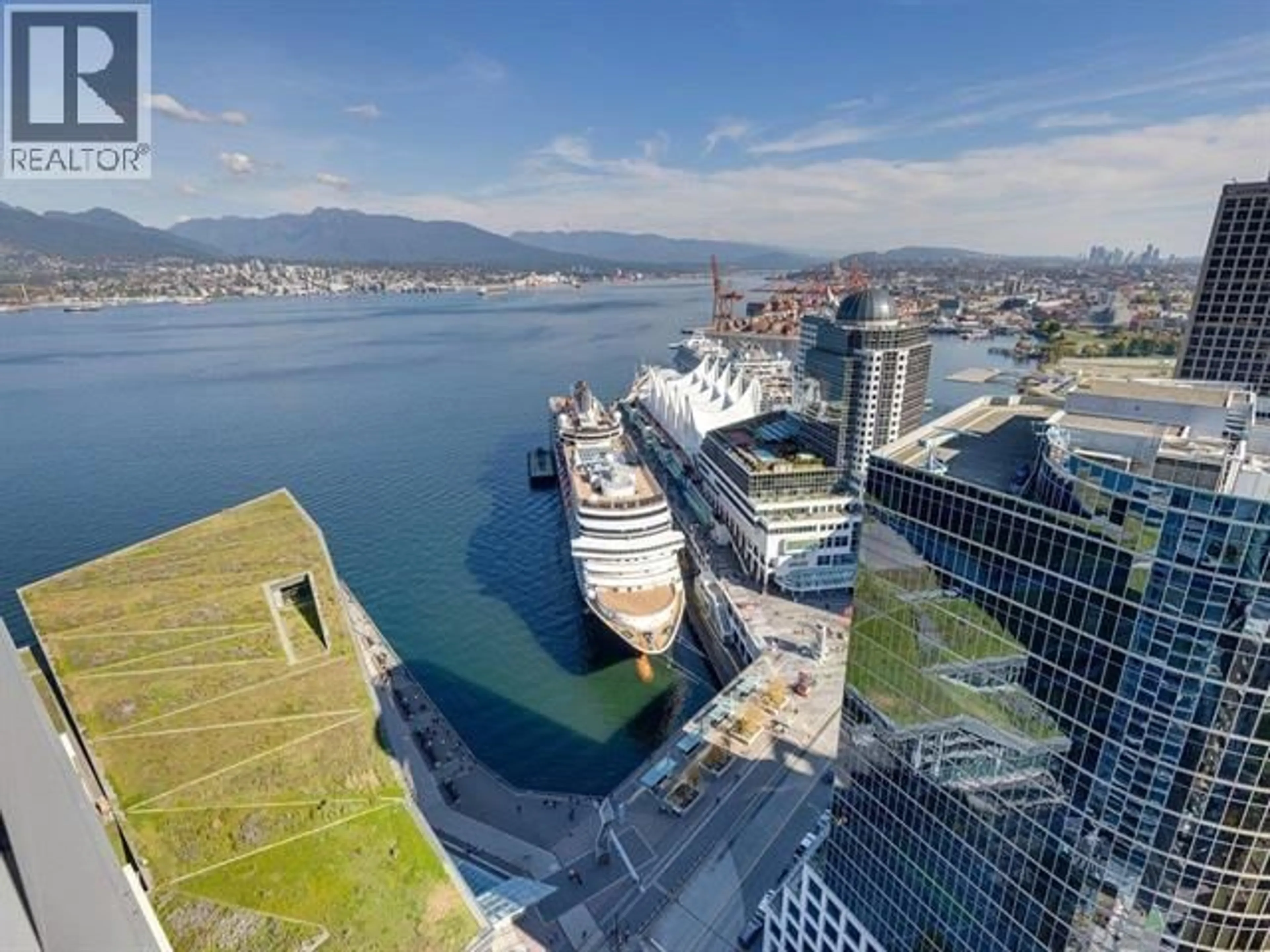 A pic from outside/outdoor area/front of a property/back of a property/a pic from drone, water/lake/river/ocean view for 3603 - 1011 CORDOVA STREET, Vancouver British Columbia V6C0B2