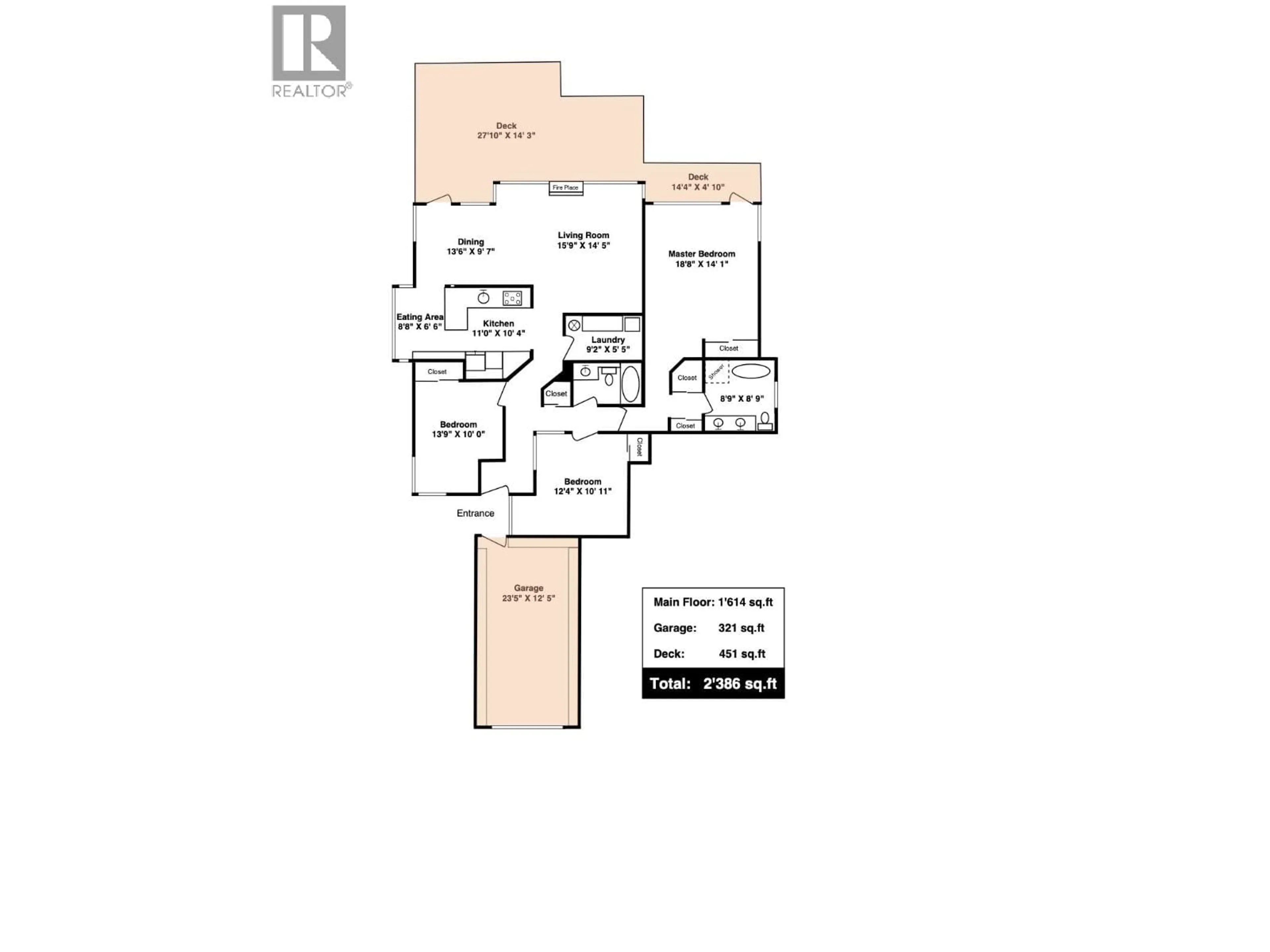 Floor plan for 8 - 2425 EDGEMONT BOULEVARD, North Vancouver British Columbia V7P2L2