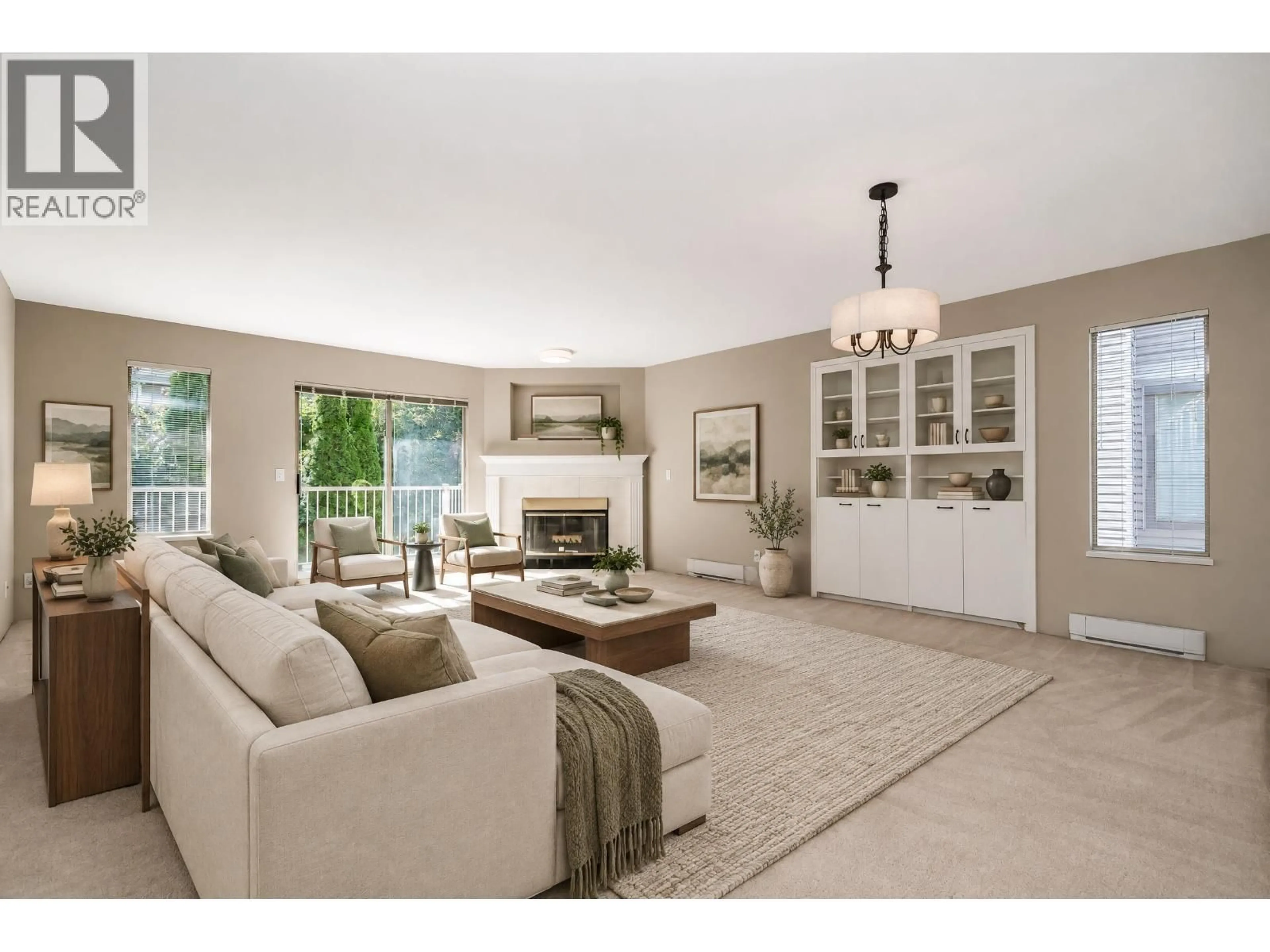 Living room with furniture, unknown for 14 - 2420 PITT RIVER ROAD, Port Coquitlam British Columbia V3C1R9