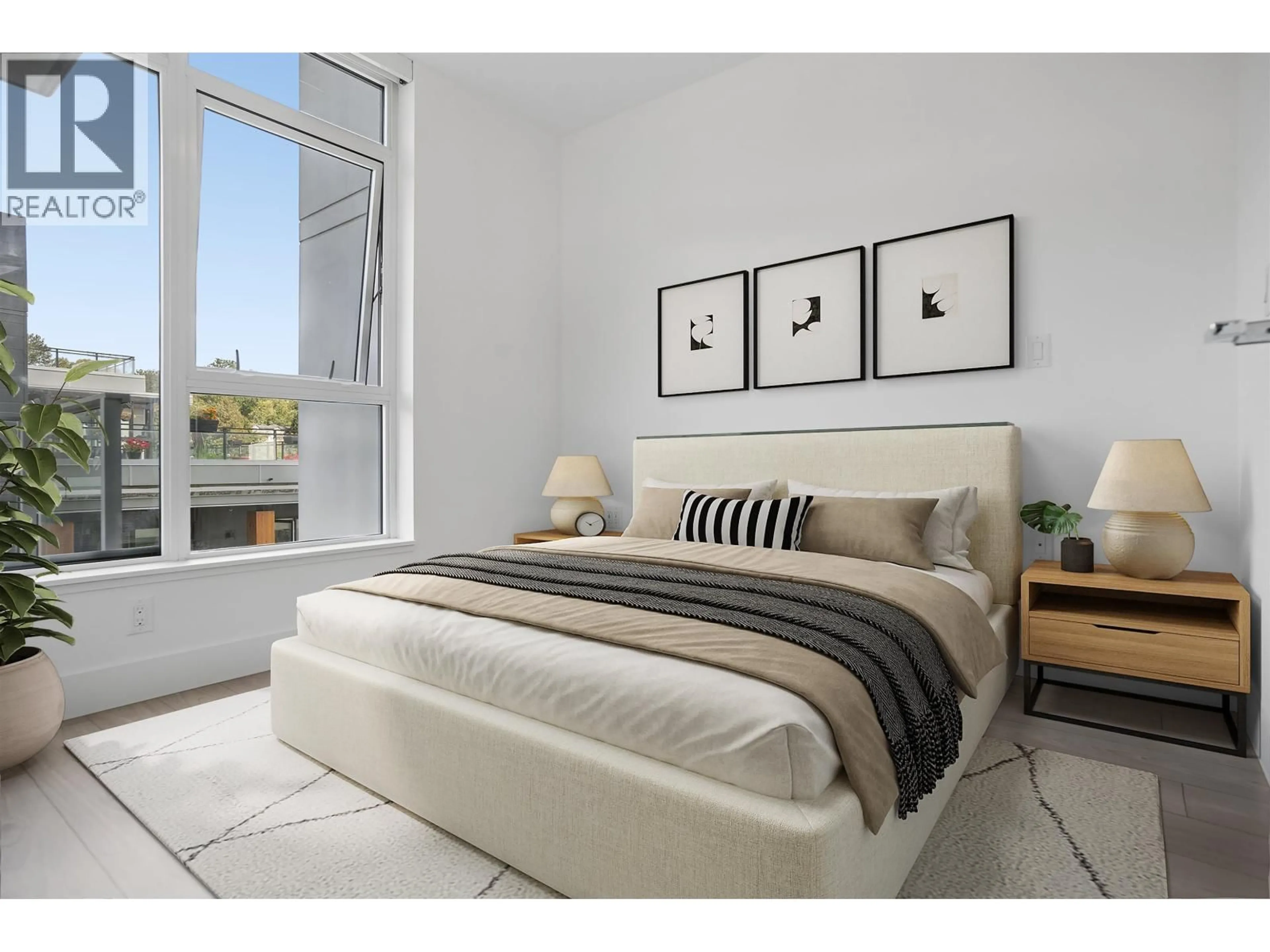 Bedroom with bed, unknown for 602 - 3581 KENT AVENUE NORTH, Vancouver British Columbia V5S0H6