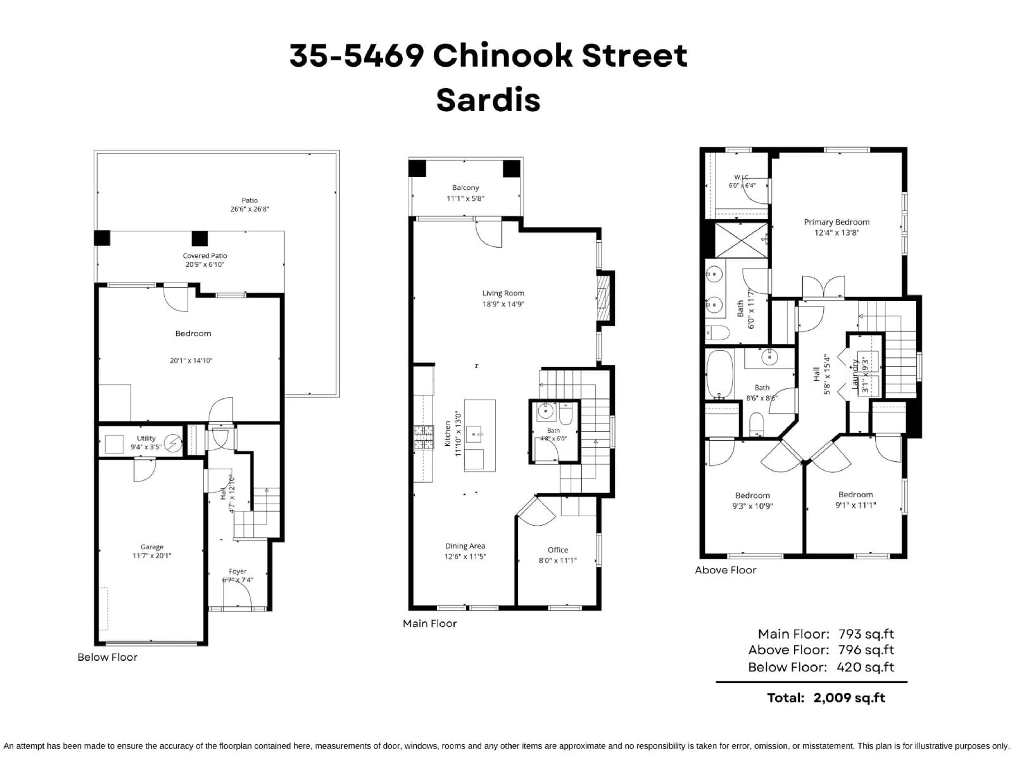 Floor plan for 35 - 5469 CHINOOK STREET, Chilliwack British Columbia V2R0T5