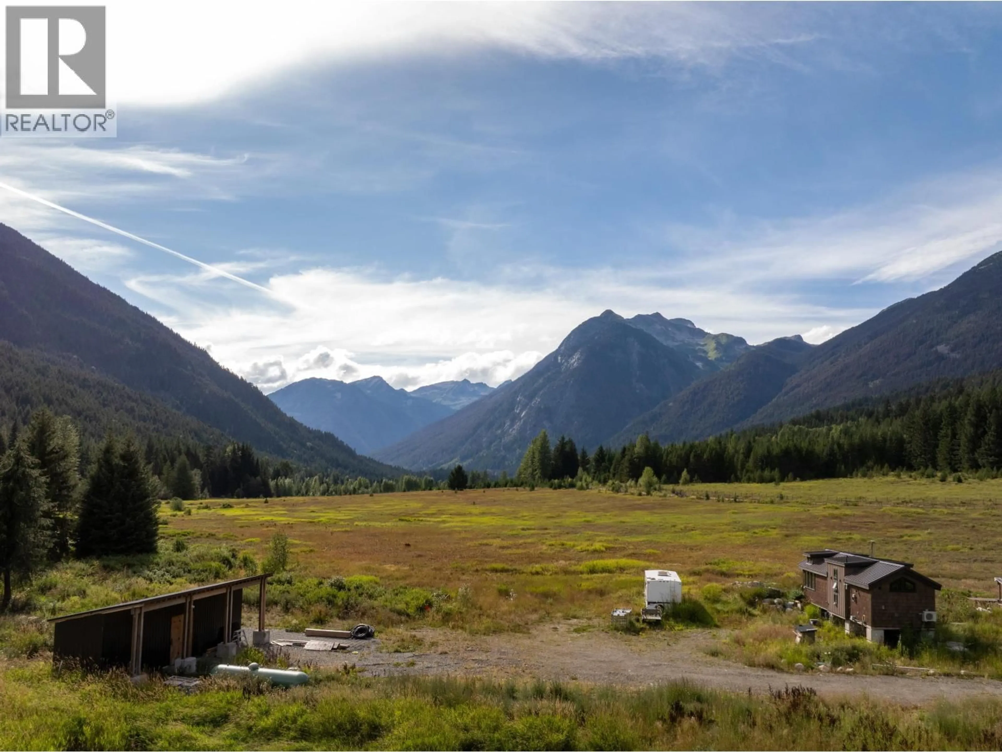 A pic from outside/outdoor area/front of a property/back of a property/a pic from drone, mountain view for 2730 BLACKWATER ROAD, D'Arcy British Columbia V0N1L0