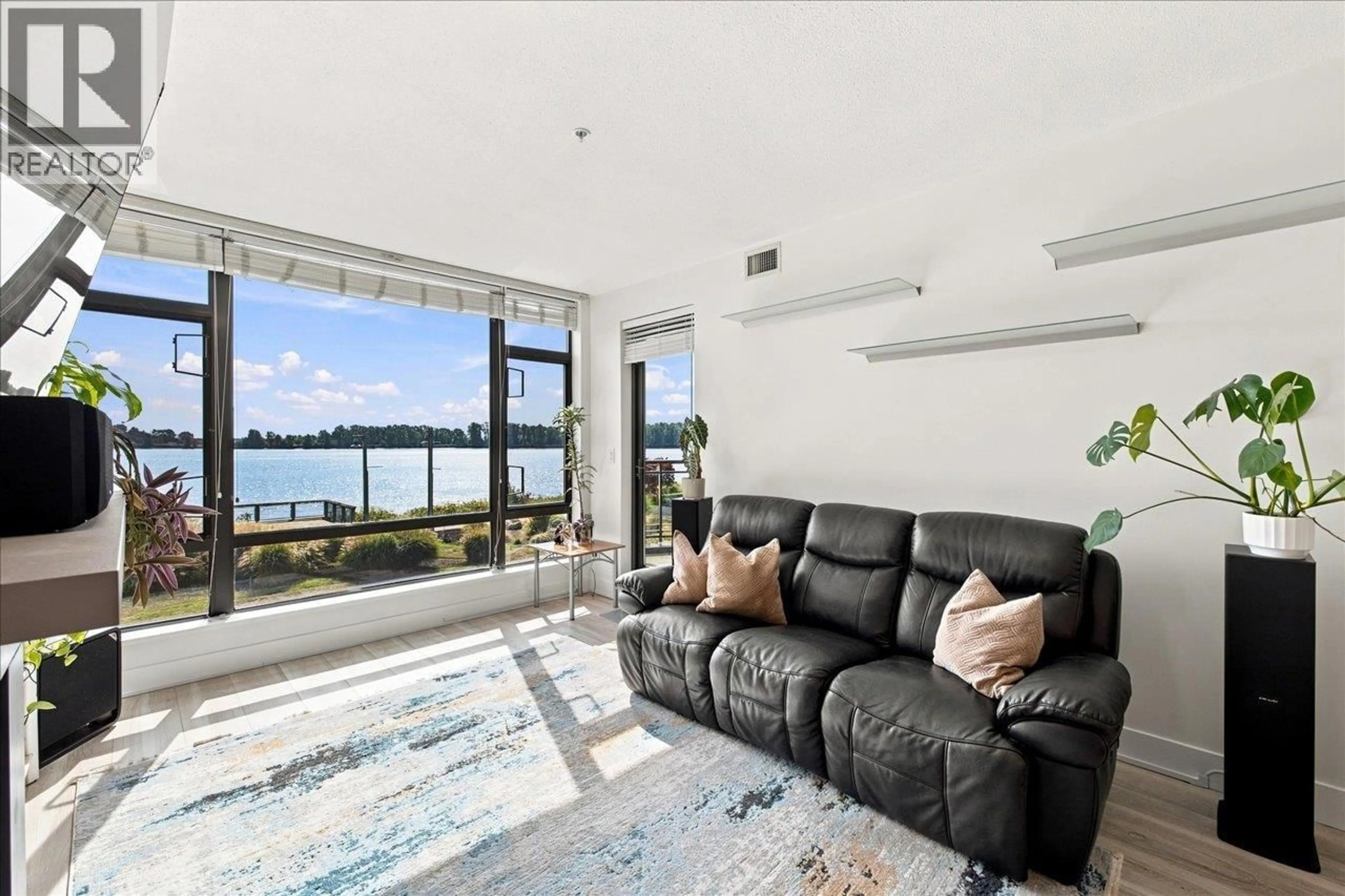 Living room with furniture, unknown for 202 - 14200 RIVERPORT WAY, Richmond British Columbia V6W1M4