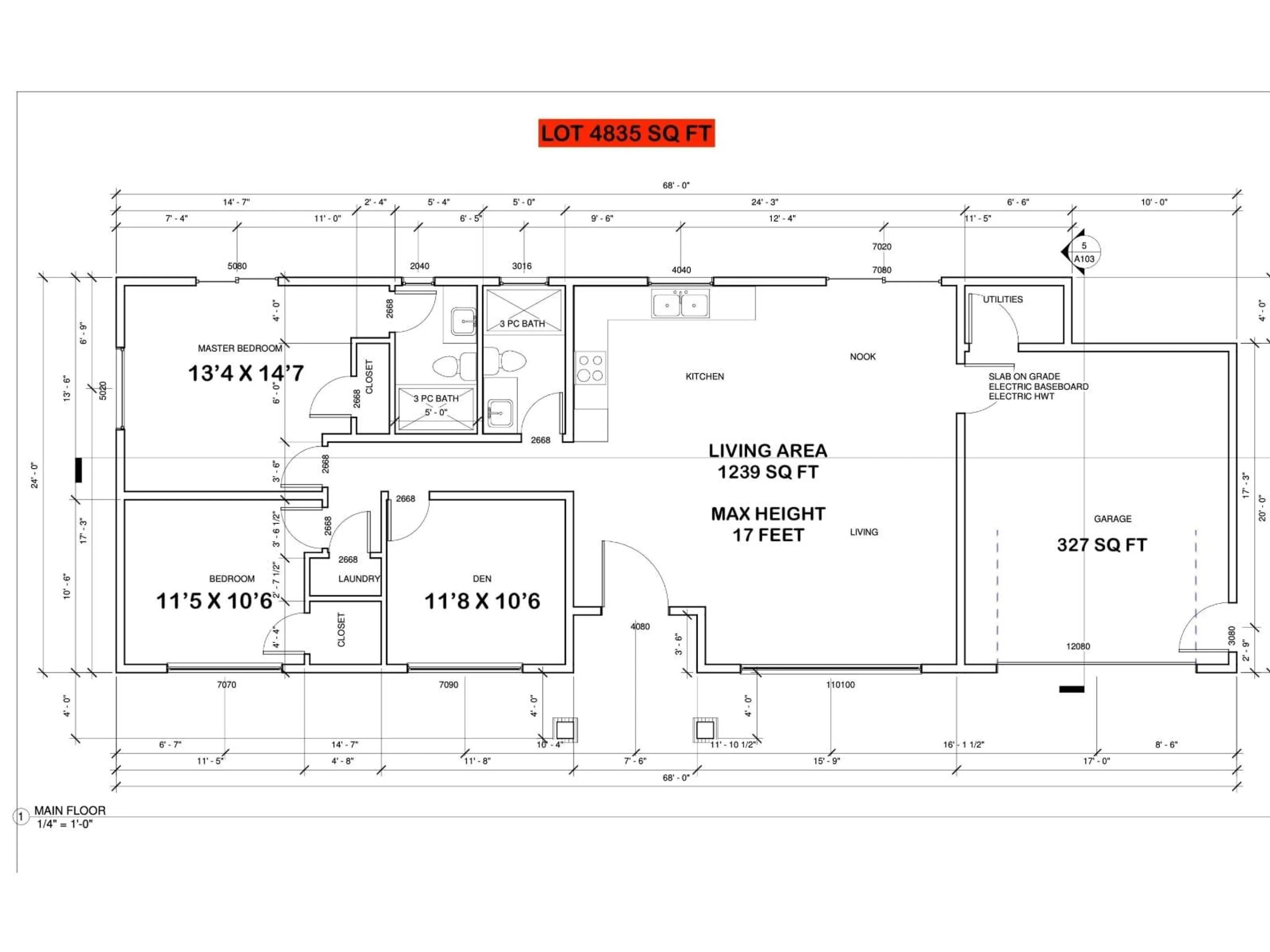 Floor plan for HG 184 - 71384 GROVE PLACE, Hope British Columbia V0X1L5