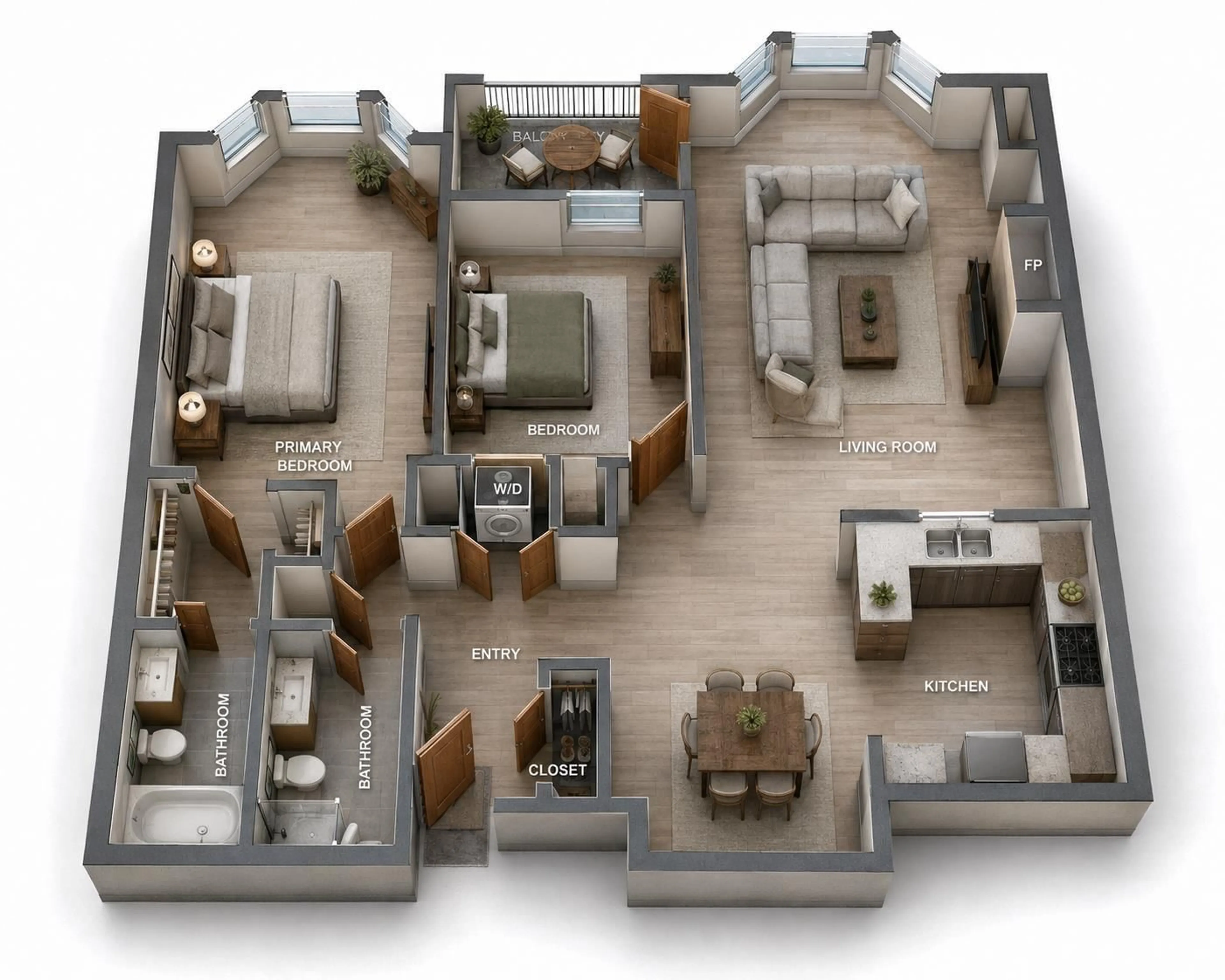 Floor plan for 304 - 6440 197 STREET, Langley British Columbia V2Y1H9