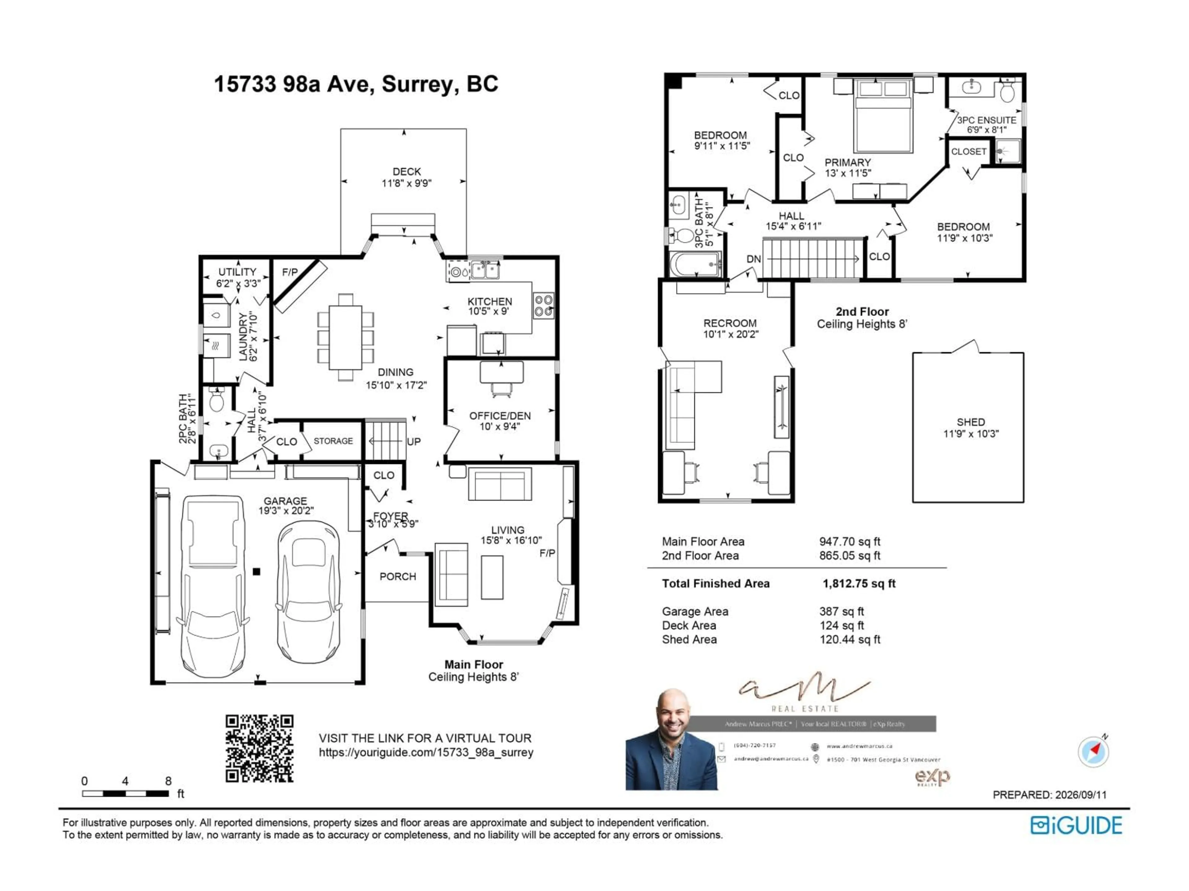 Floor plan for 15733 98A AVENUE, Surrey British Columbia V4N2V7