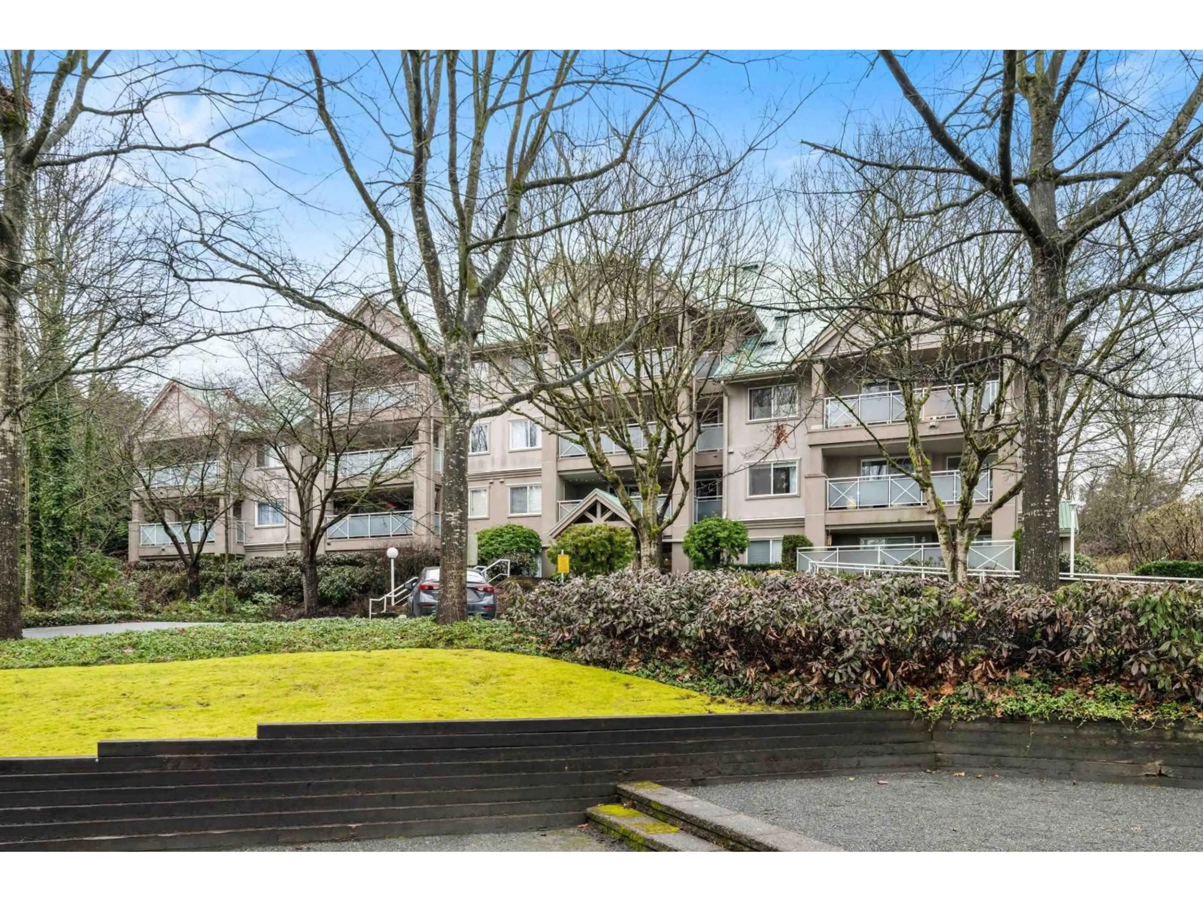 A pic from outside/outdoor area/front of a property/back of a property/a pic from drone, street for 308 - 15140 29A AVENUE, Surrey British Columbia V4P3B1
