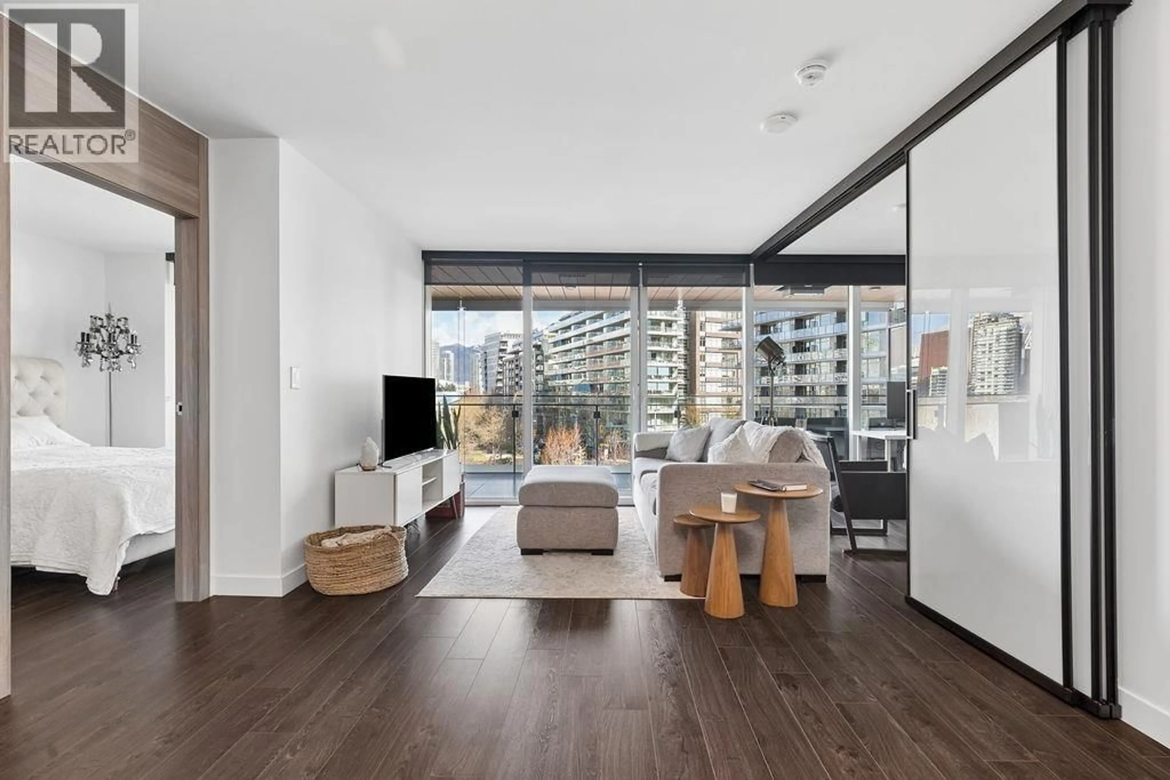 Living room with furniture, unknown for 507 - 1768 COOK STREET, Vancouver British Columbia V5Y0N3