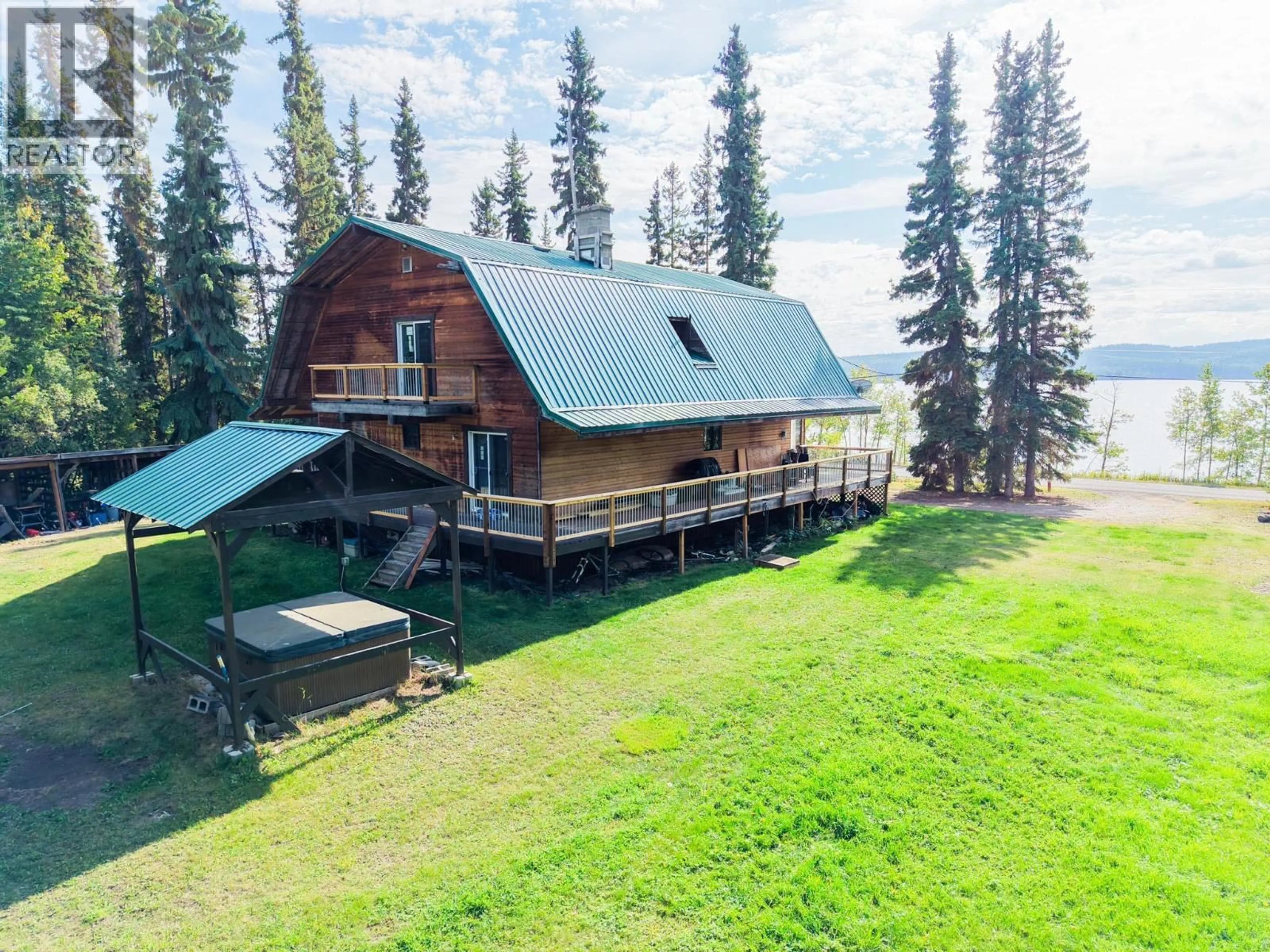 A pic from outside/outdoor area/front of a property/back of a property/a pic from drone, unknown for 17132 COLLEYMOUNT ROAD, Burns Lake British Columbia V0J1E2