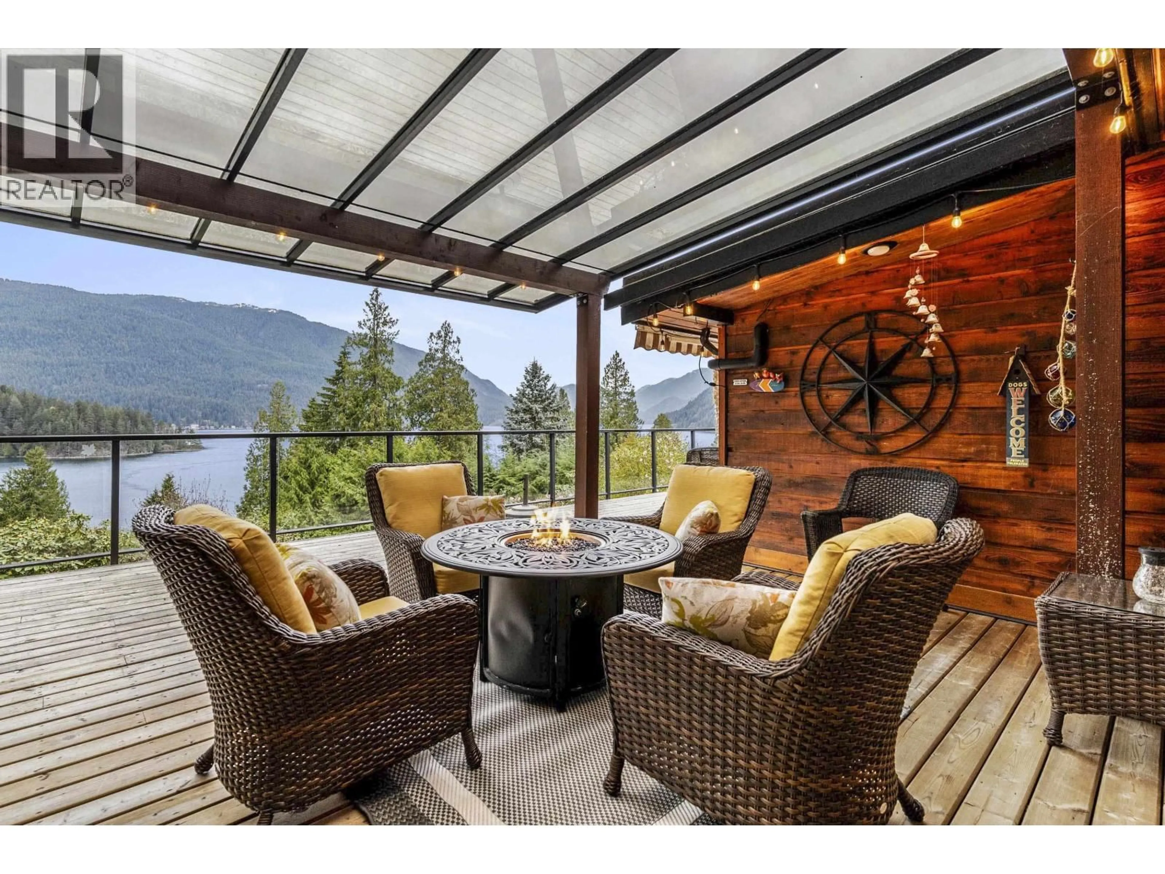 Patio, water/lake/river/ocean view for 3543 BEDWELL BAY ROAD, Belcarra British Columbia V3H4R6