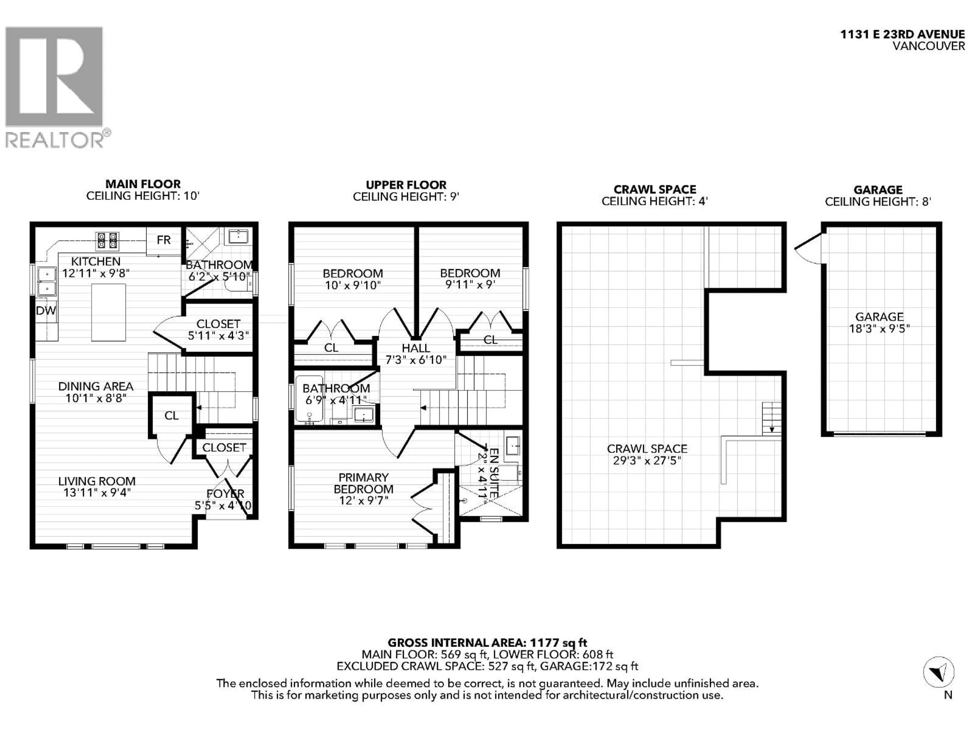 Floor plan for 1131 23RD AVENUE, Vancouver British Columbia V5V1Y8