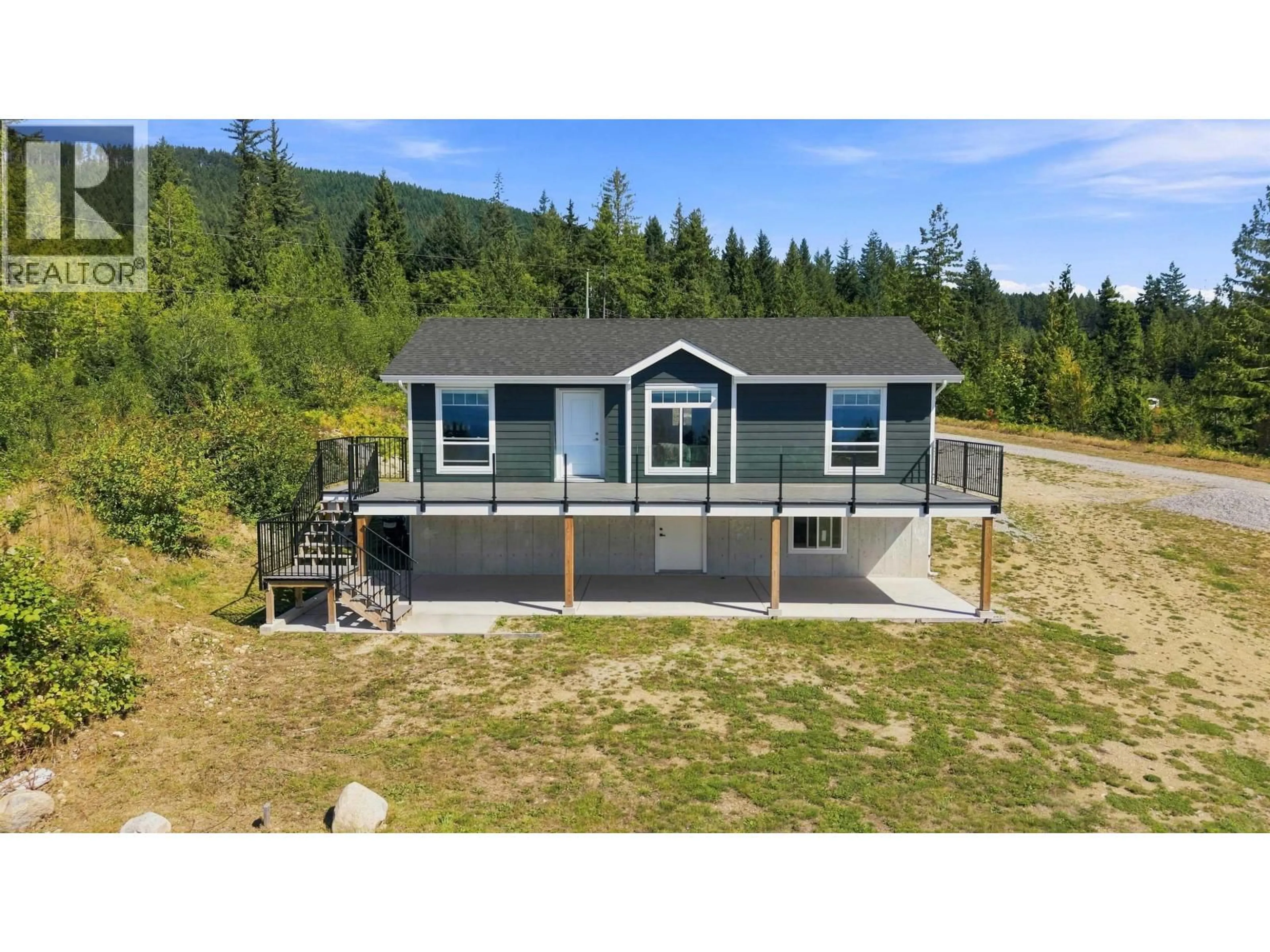 A pic from outside/outdoor area/front of a property/back of a property/a pic from drone, unknown for 1846 HARMAN ROAD, Roberts Creek British Columbia V0N2W5