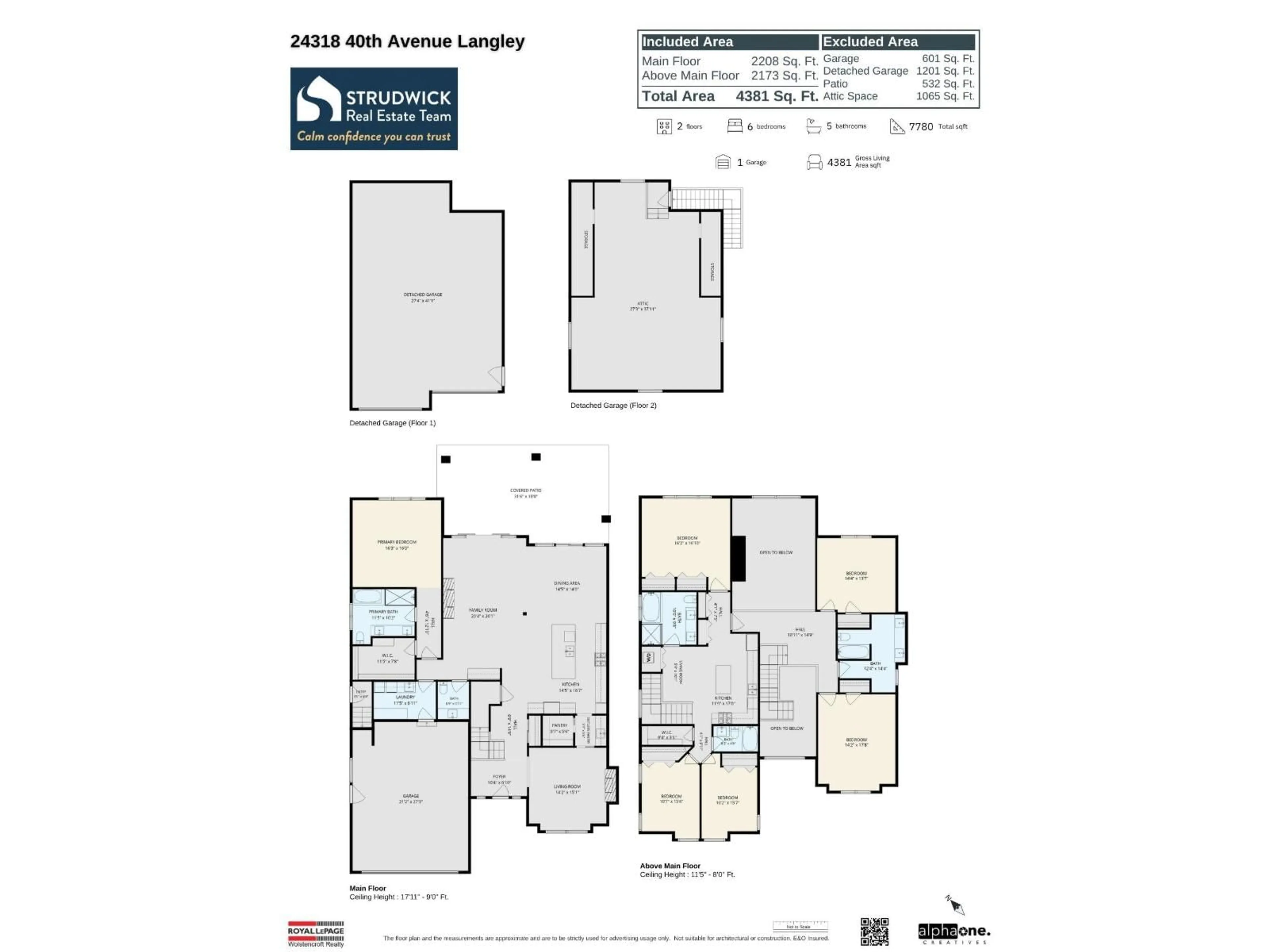 Floor plan for 24318 40 AVENUE, Langley British Columbia V2Z2M2